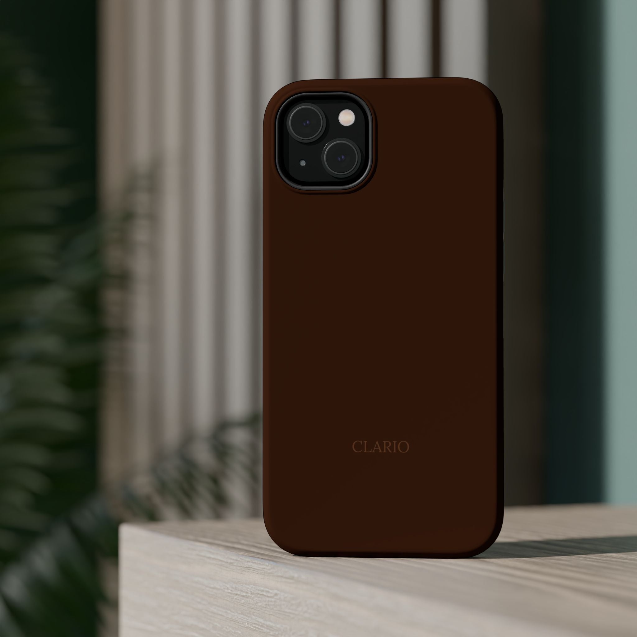 The Classic Clario Phone Case | Chocolate