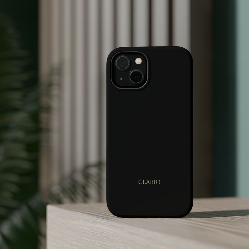 The Classic Clario Phone Case | Black