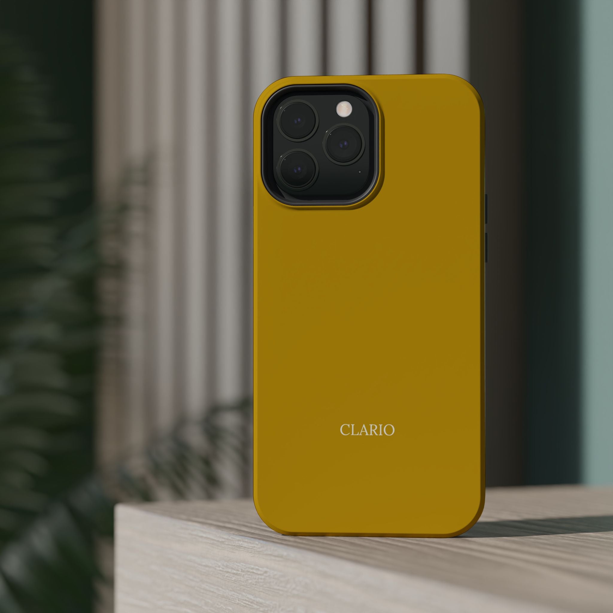 The Classic Clario Phone Case | Mustard