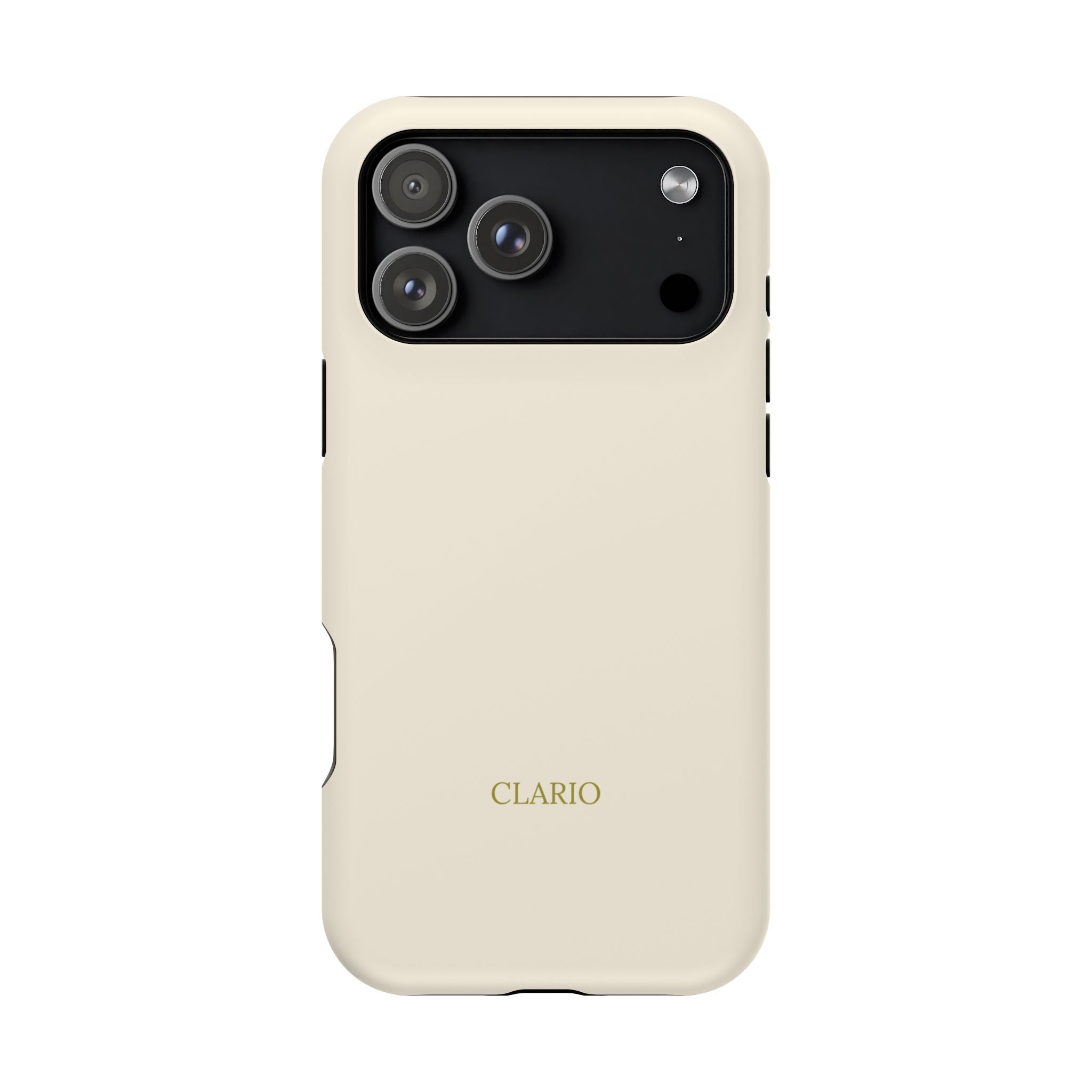 The Classic Clario Phone Case | Cream