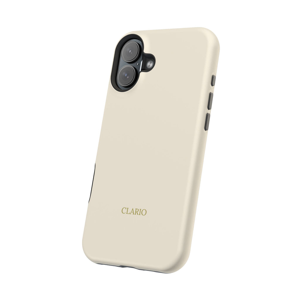 The Classic Clario Phone Case | Cream