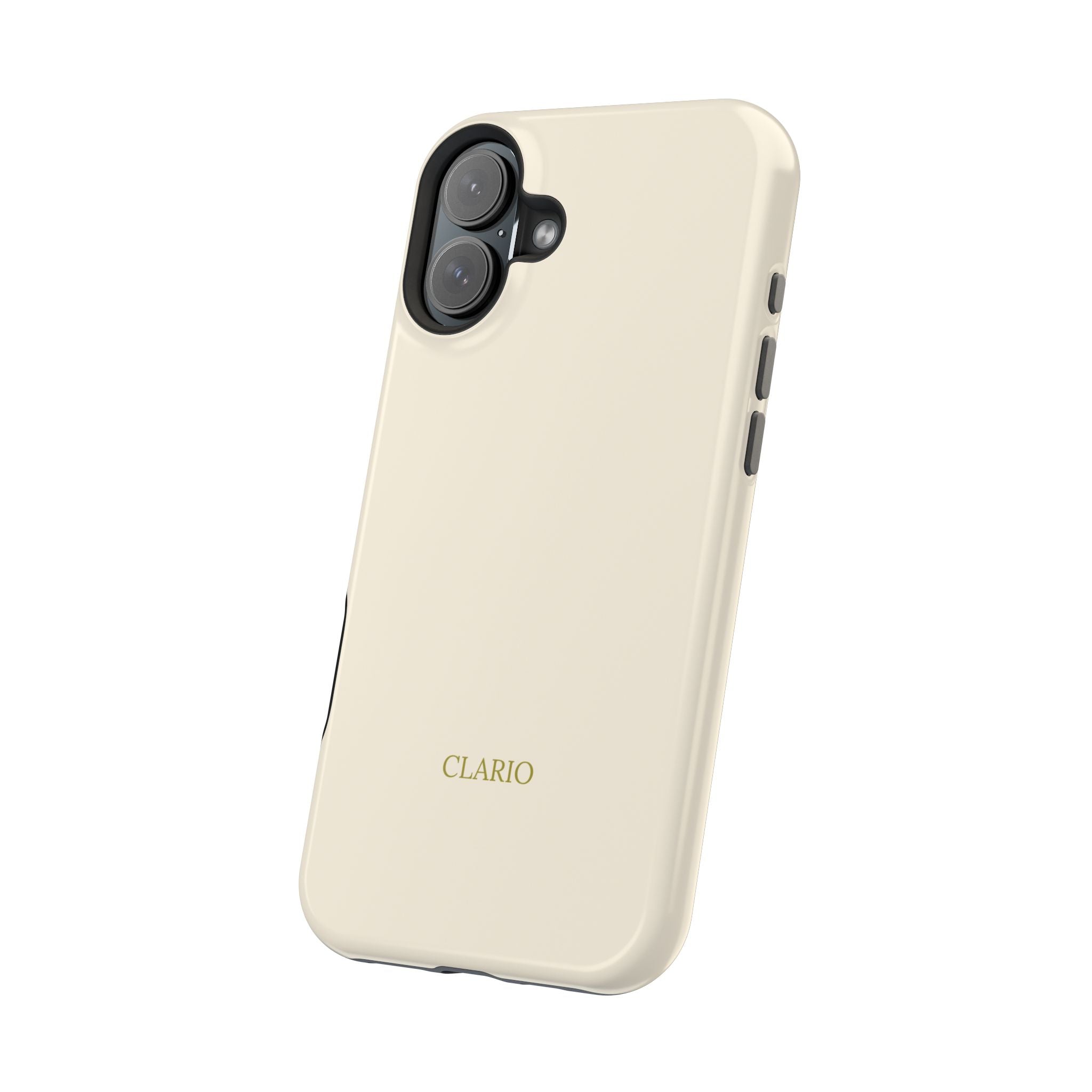 The Classic Clario Phone Case | Cream