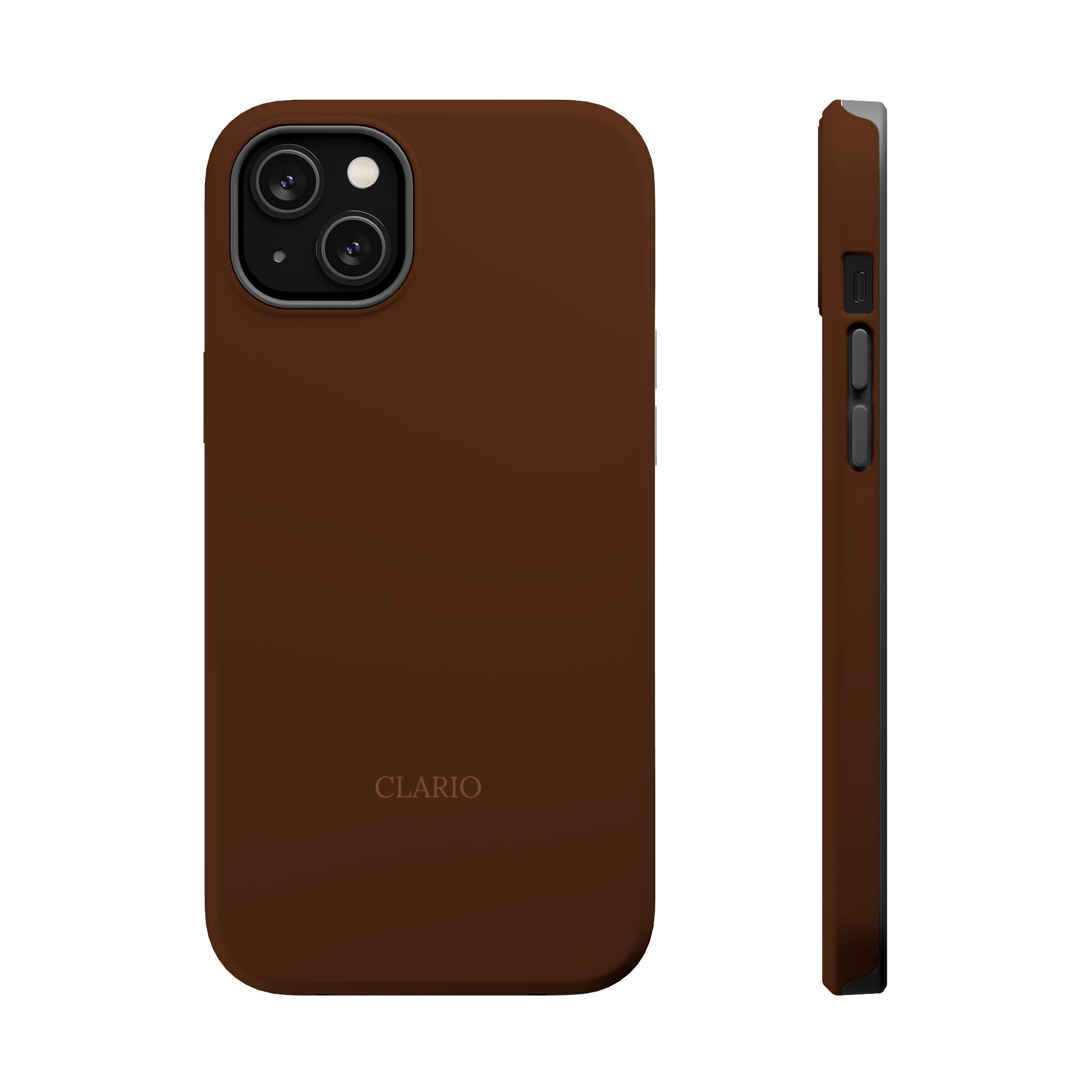 The Classic Clario Phone Case | Chocolate