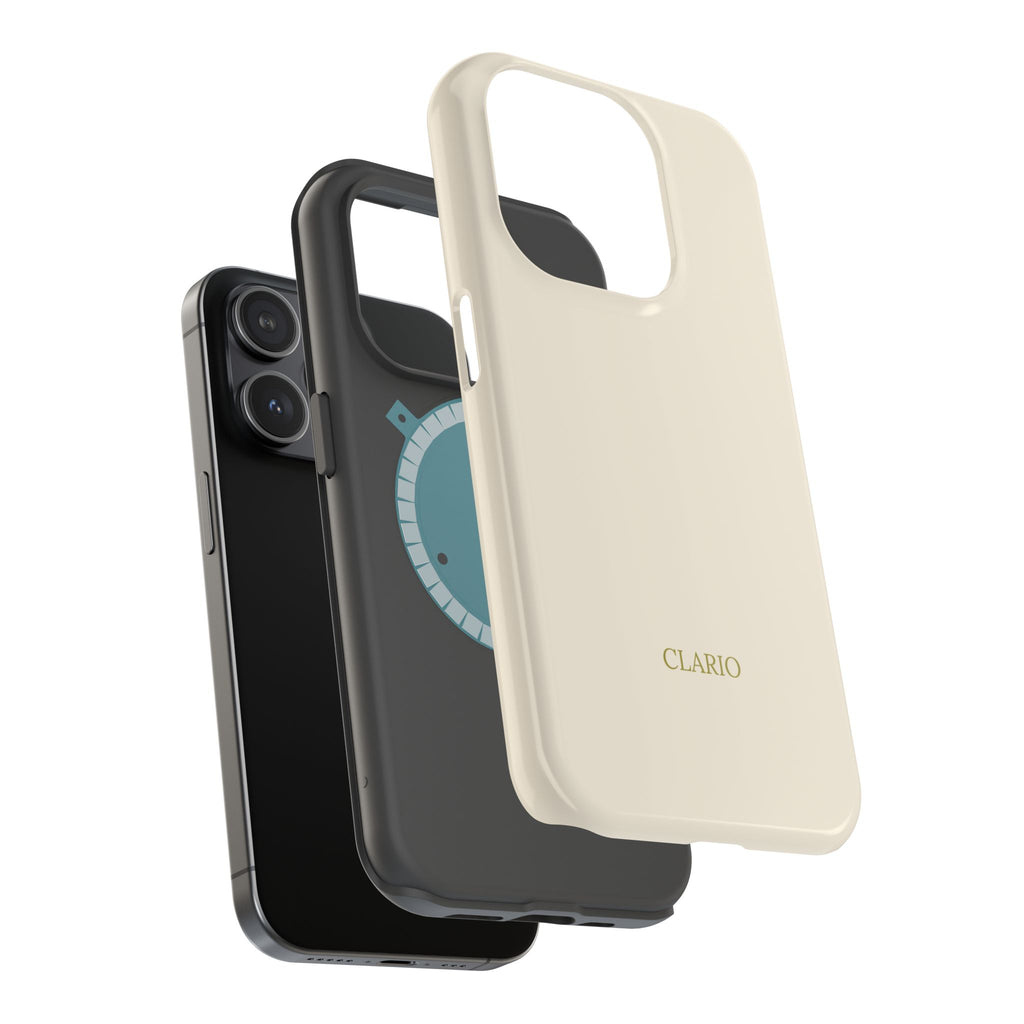 The Classic Clario Phone Case | Cream