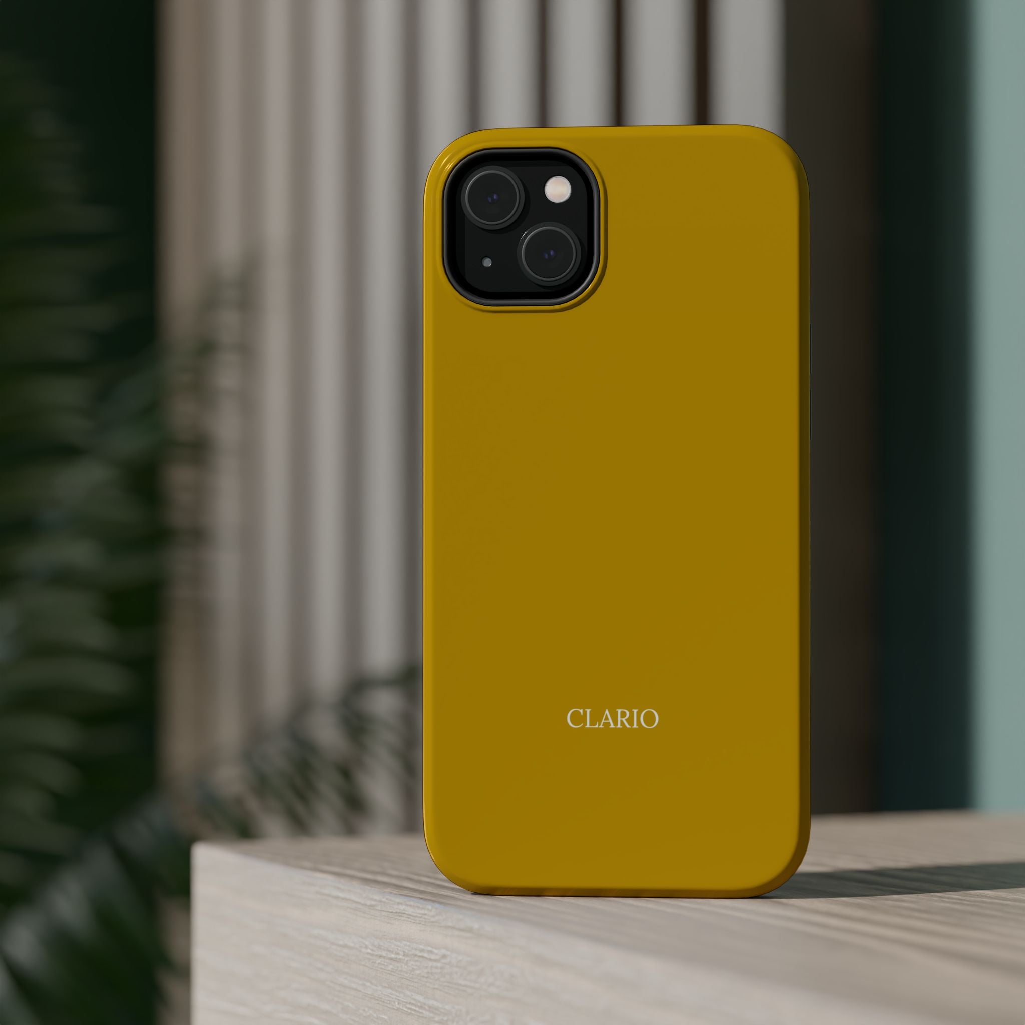 The Classic Clario Phone Case | Mustard