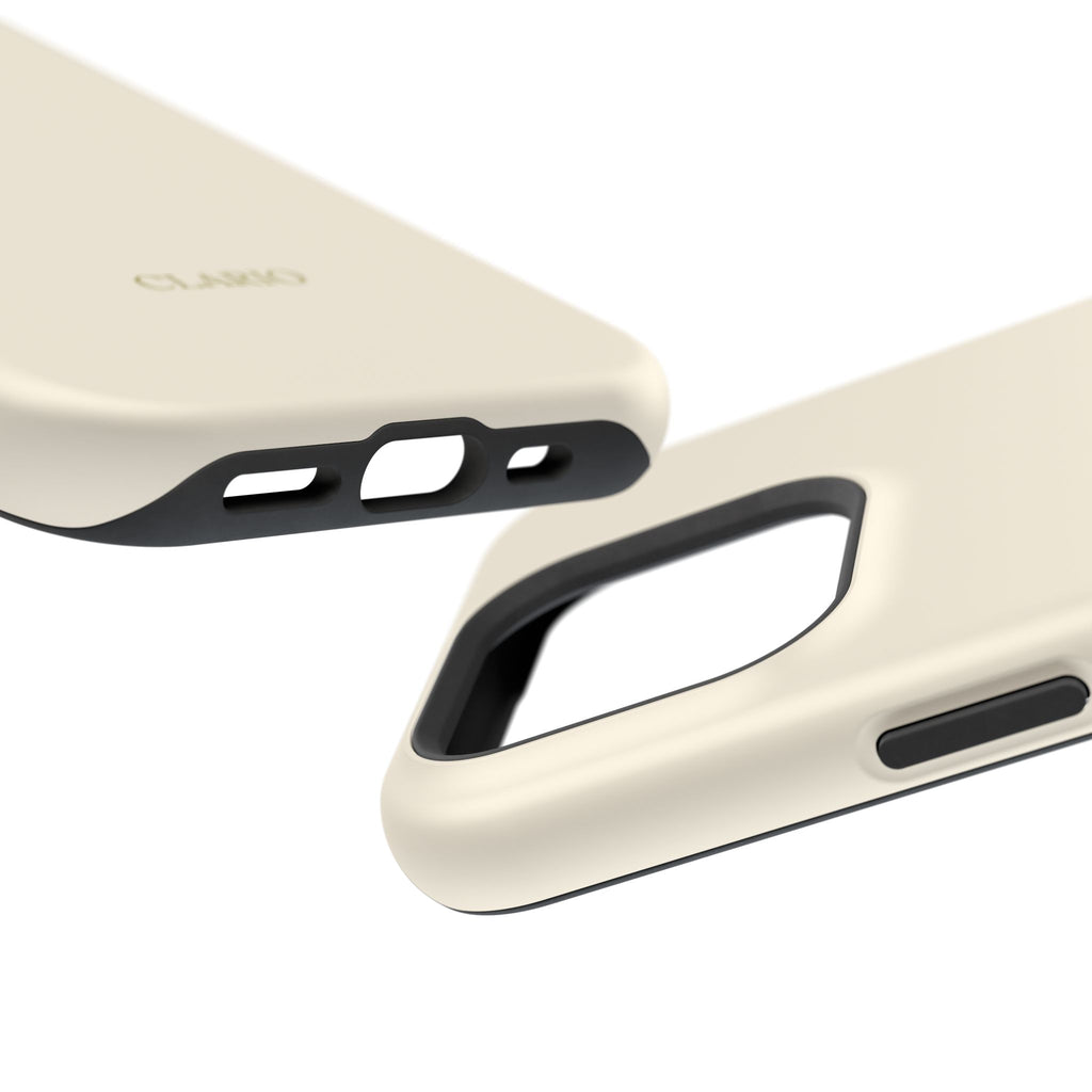 The Classic Clario Phone Case | Cream
