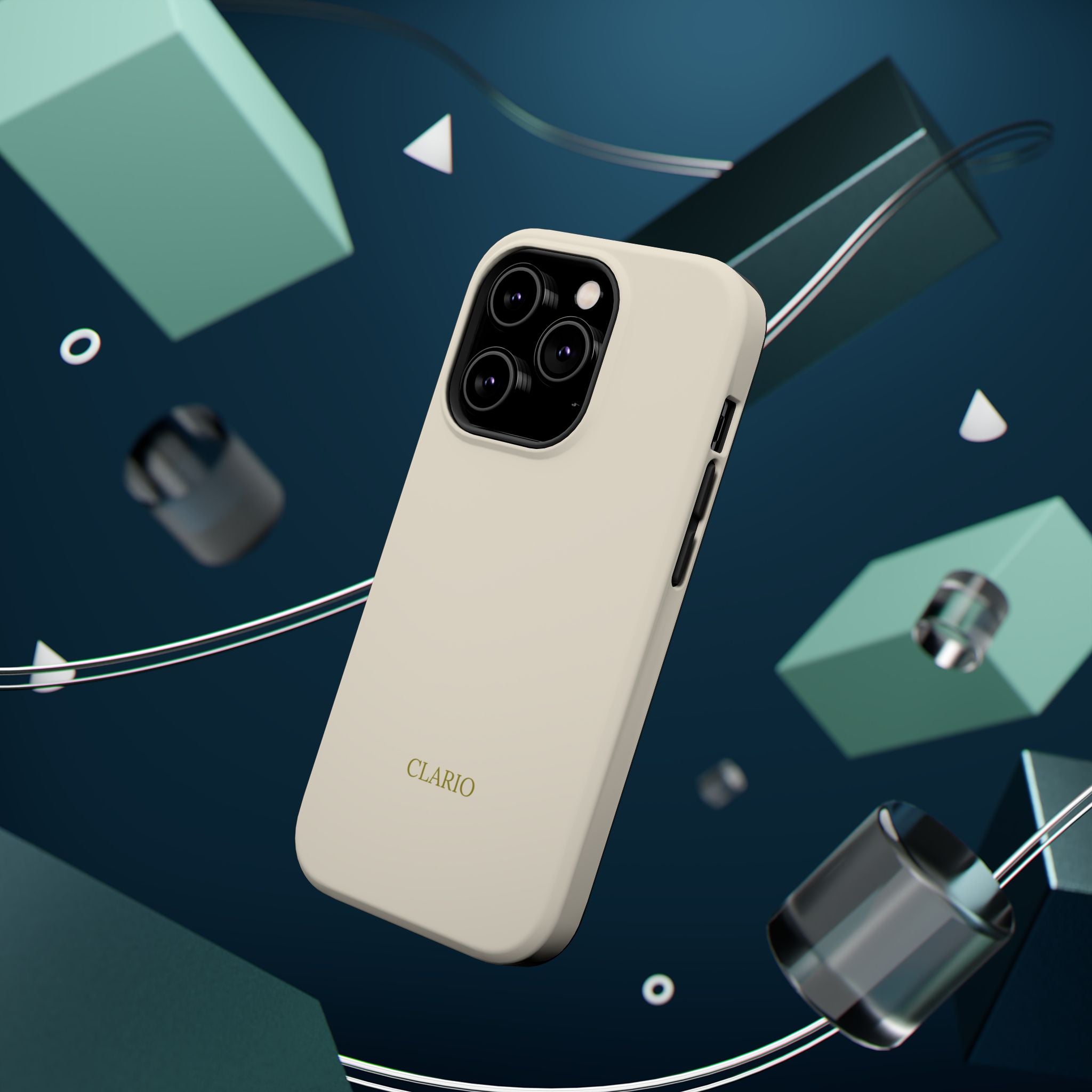 The Classic Clario Phone Case | Cream