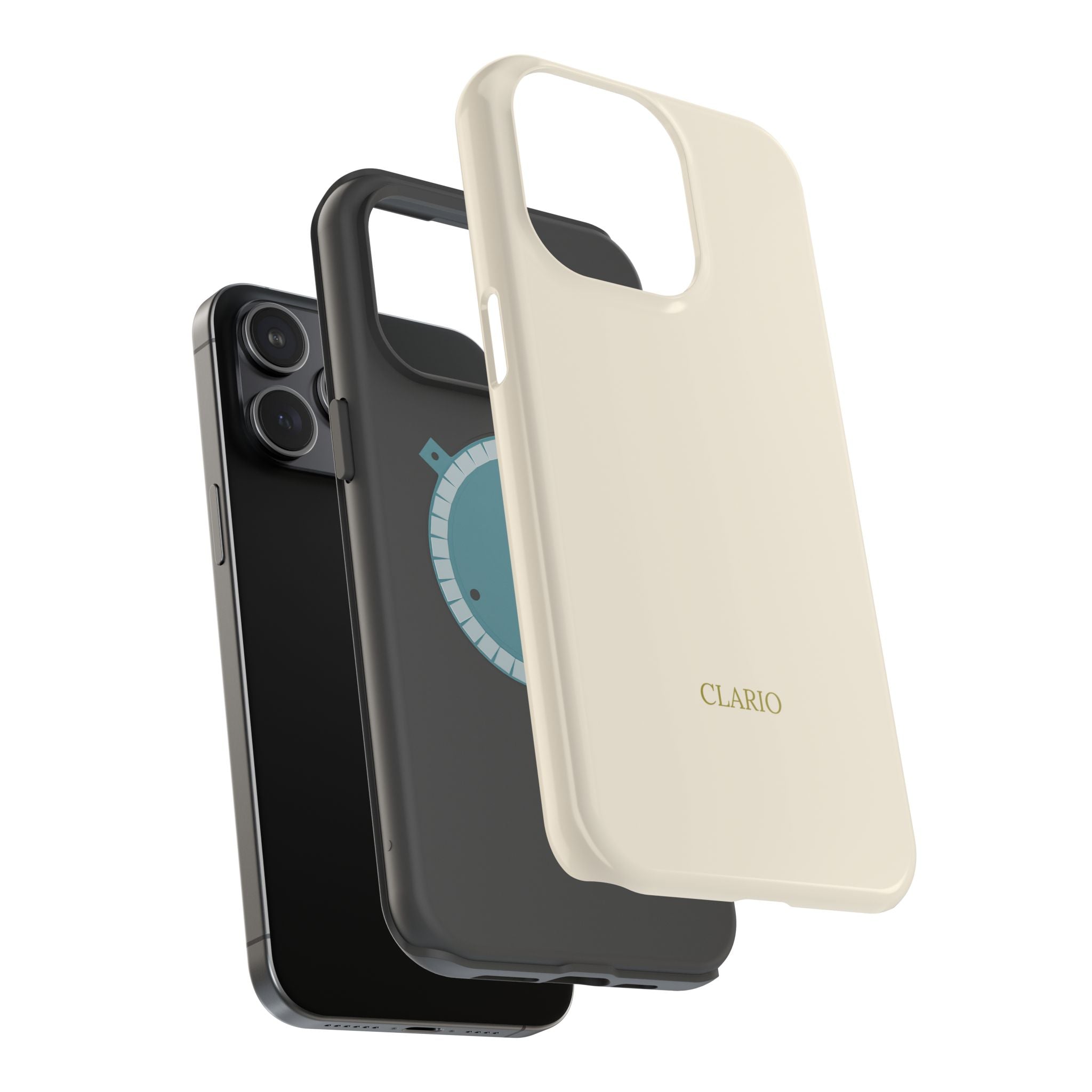 The Classic Clario Phone Case | Cream