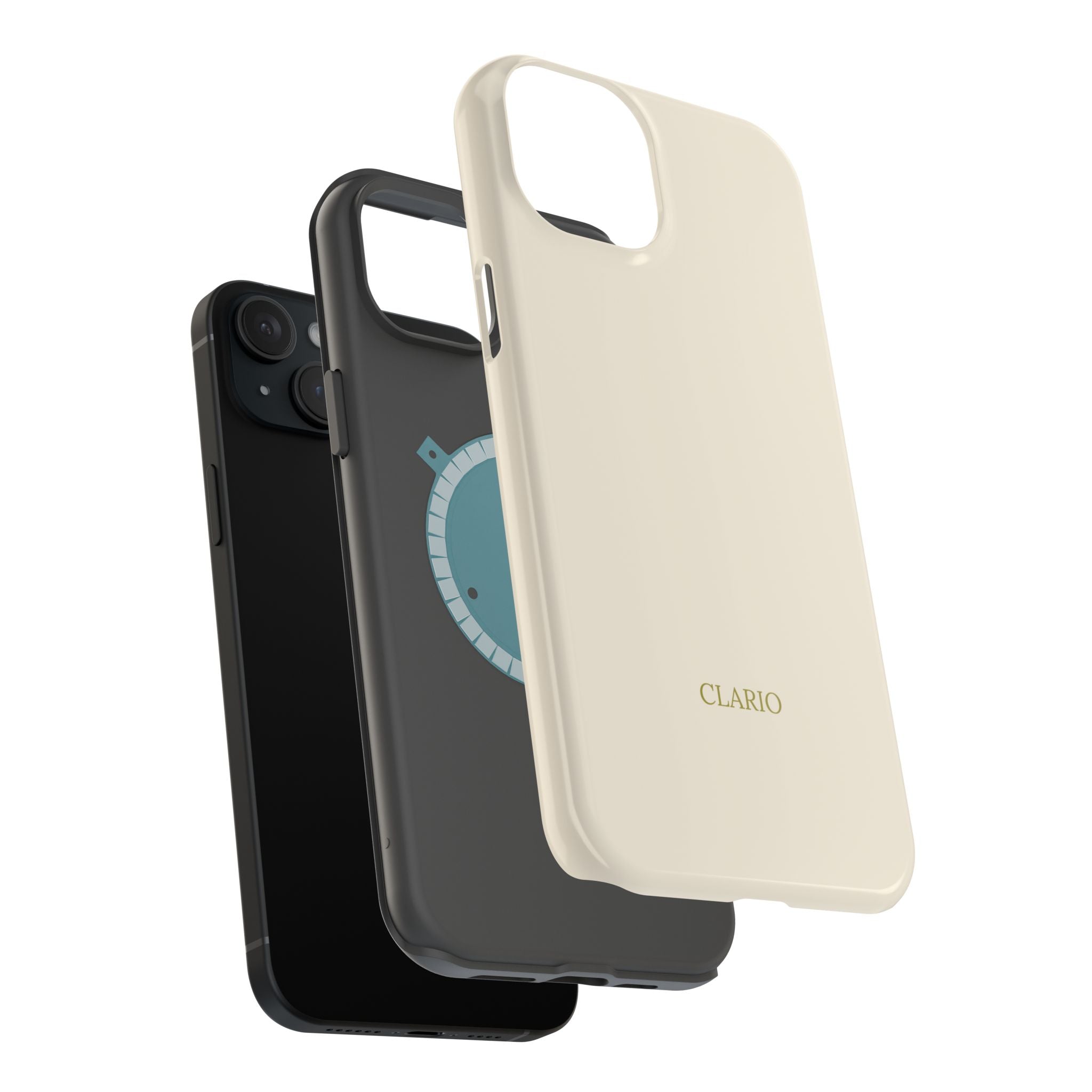 The Classic Clario Phone Case | Cream