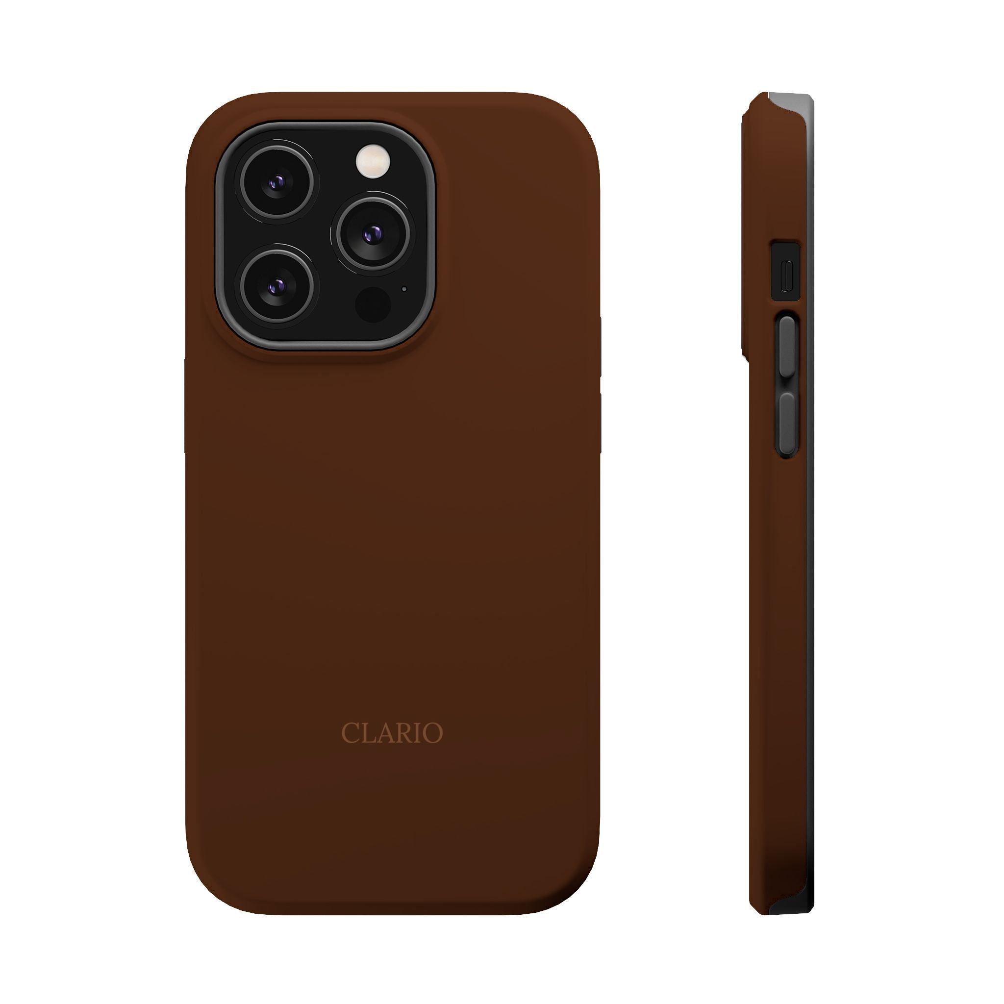 The Classic Clario Phone Case | Chocolate