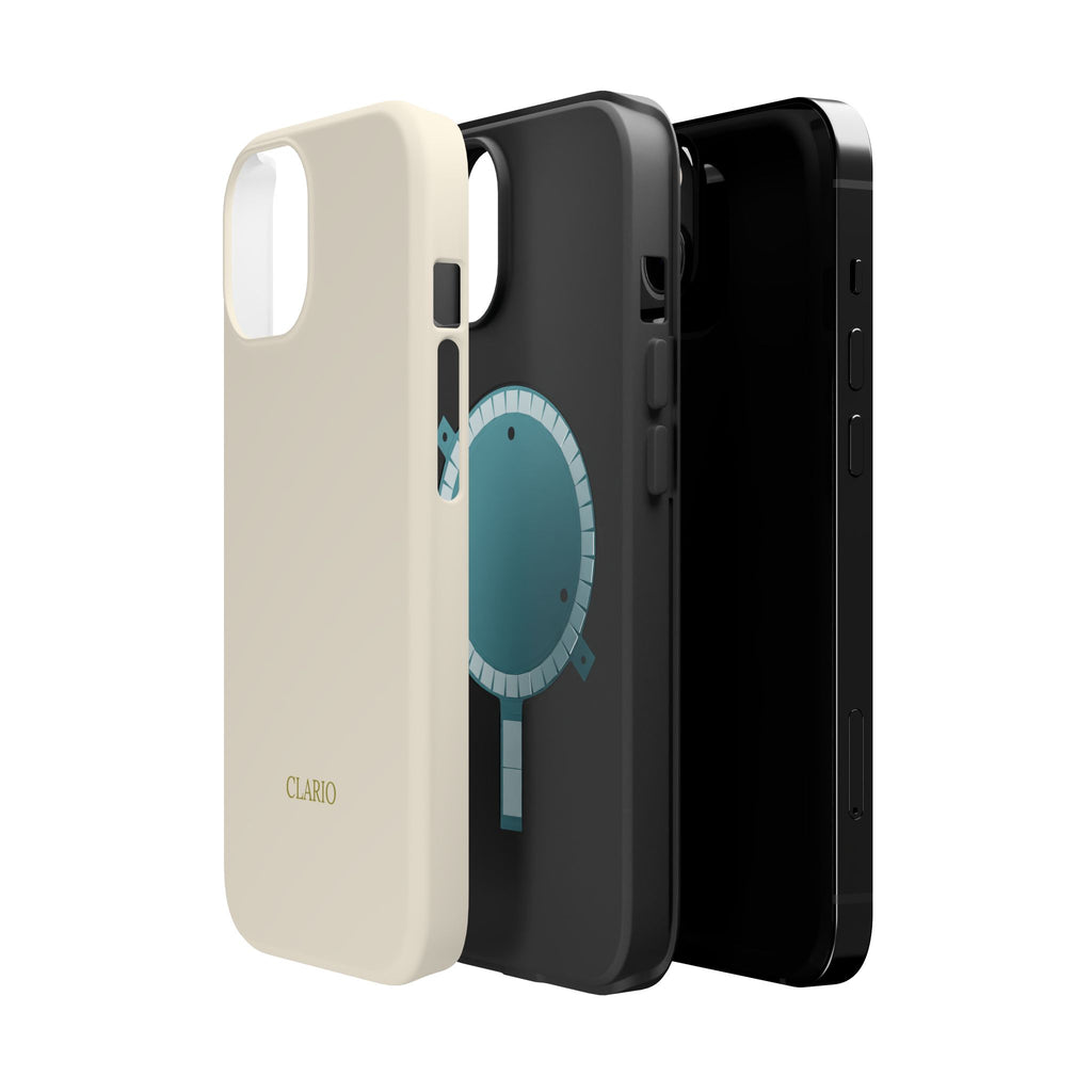 The Classic Clario Phone Case | Cream