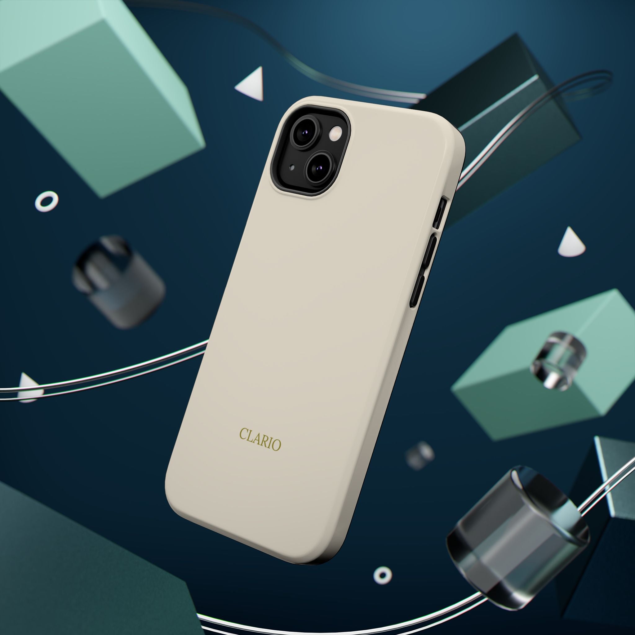 The Classic Clario Phone Case | Cream