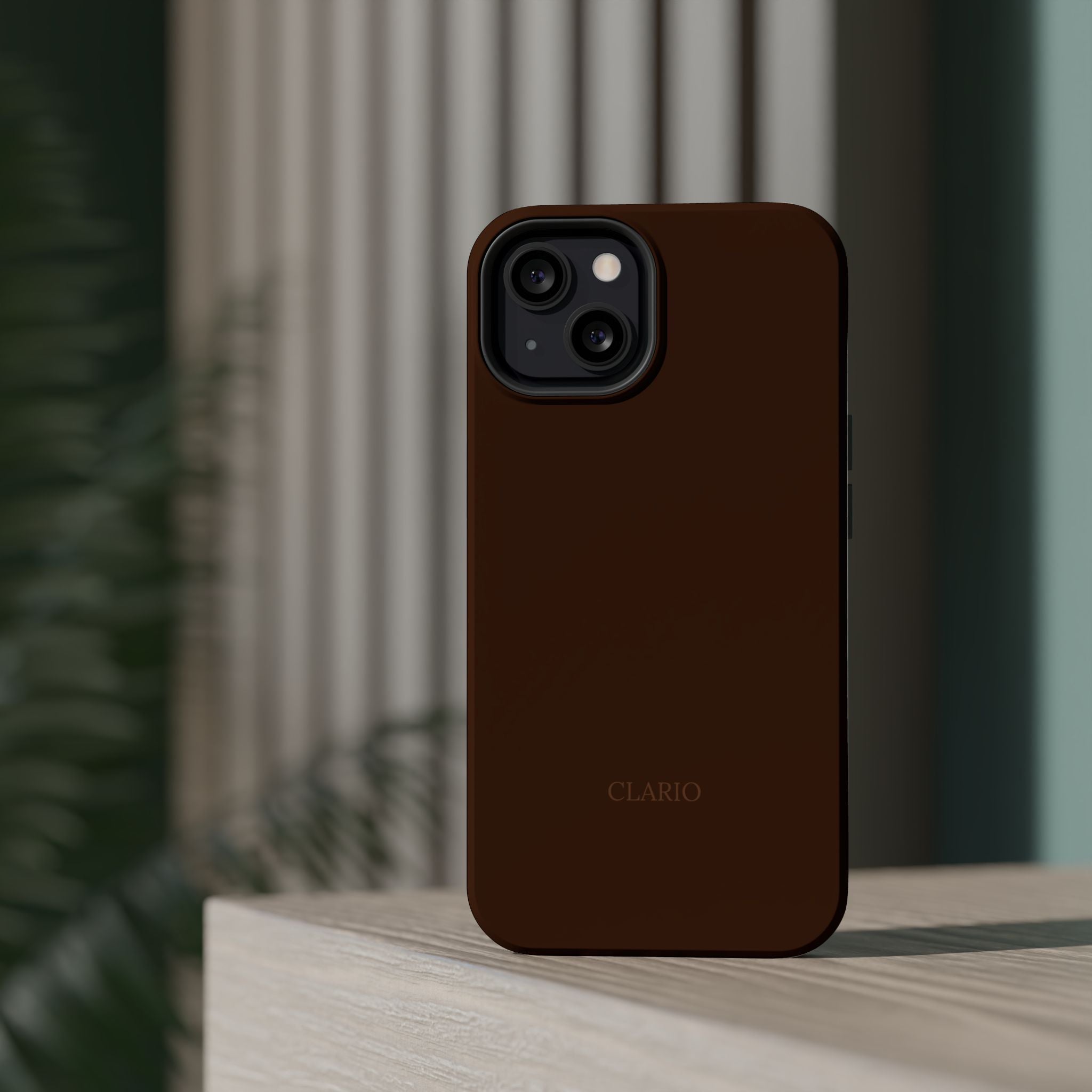 The Classic Clario Phone Case | Chocolate