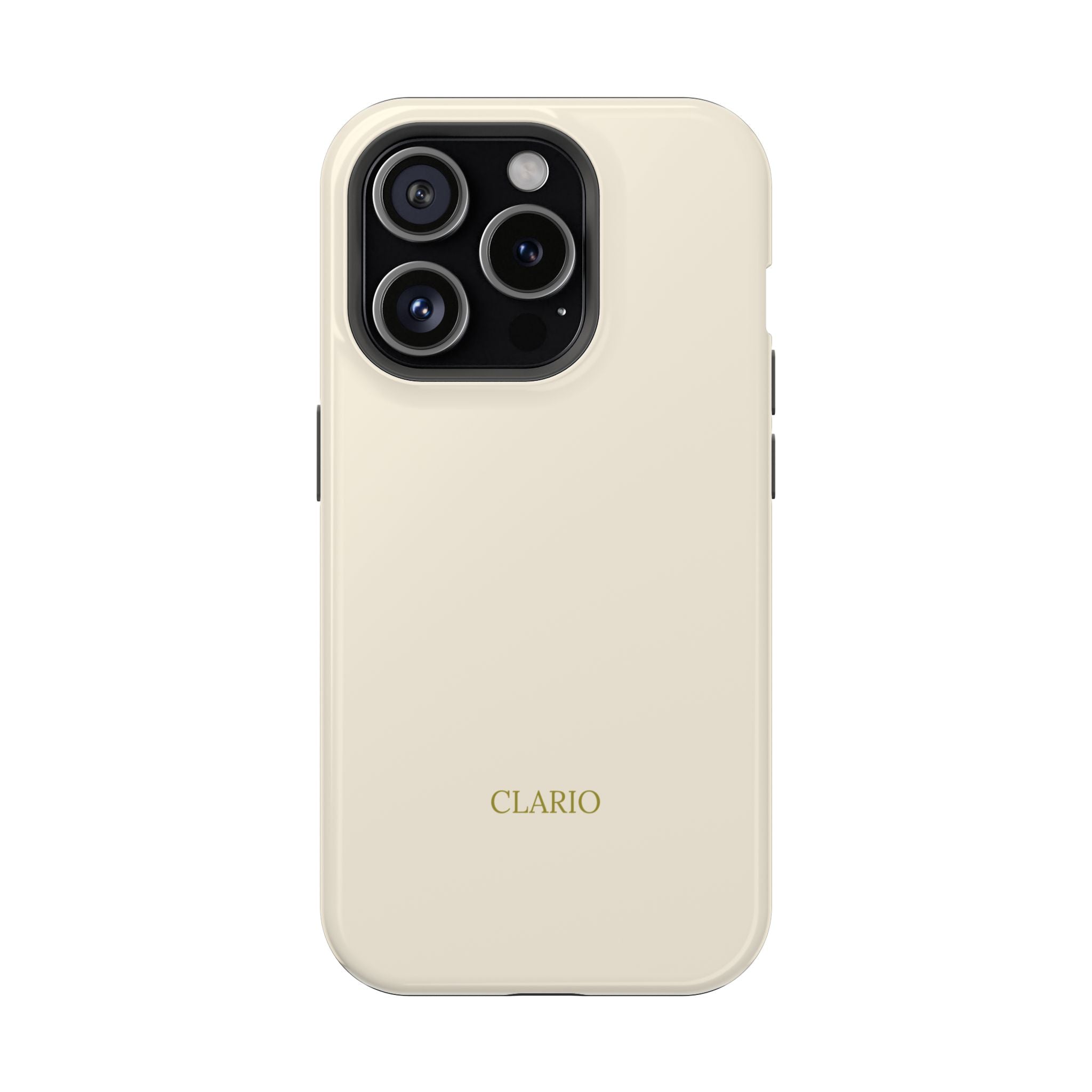 The Classic Clario Phone Case | Cream