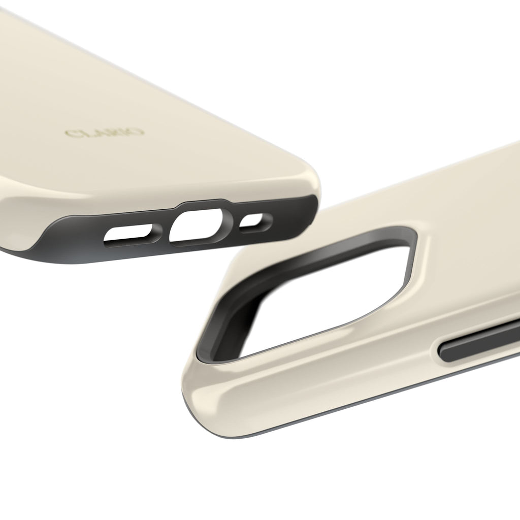 The Classic Clario Phone Case | Cream