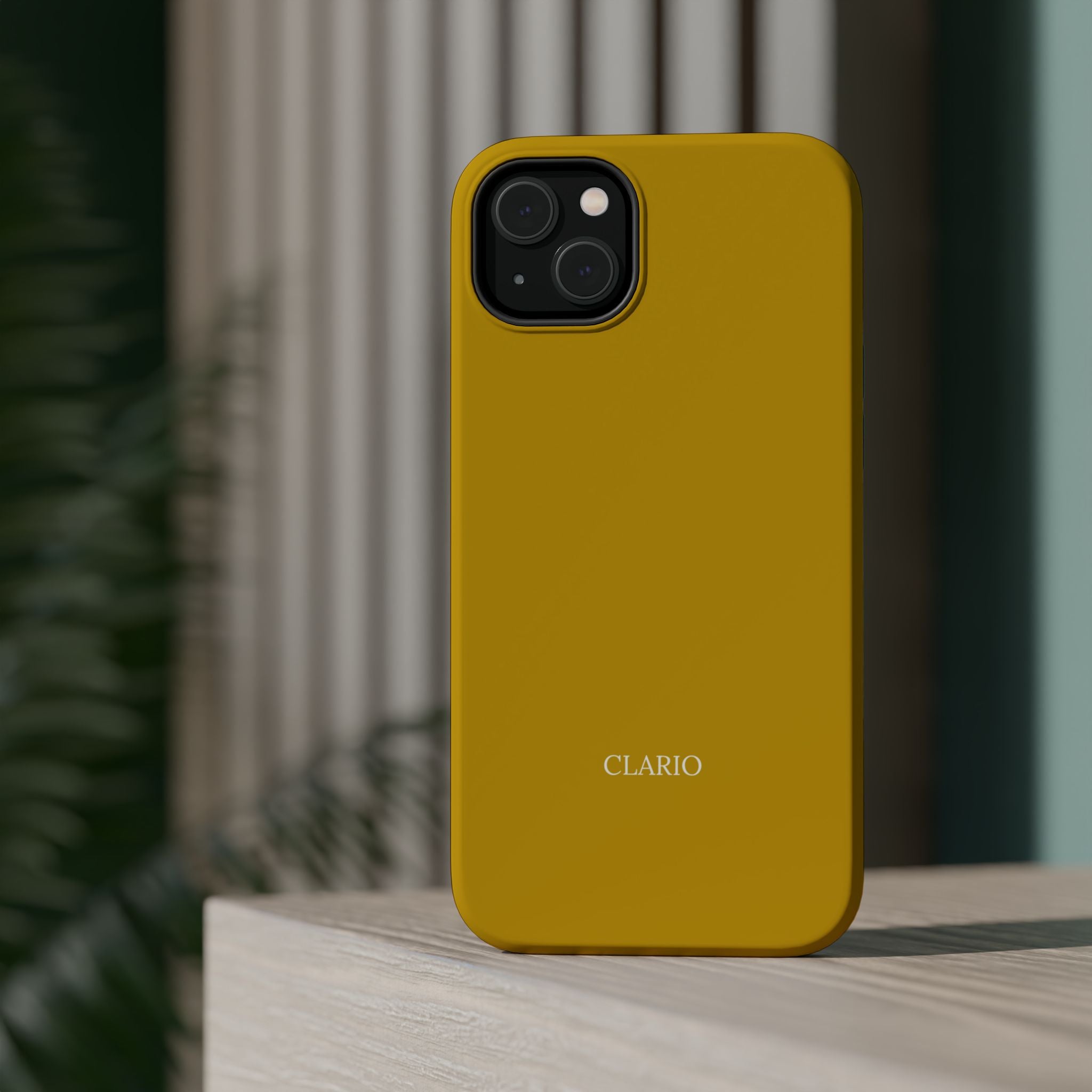 The Classic Clario Phone Case | Mustard