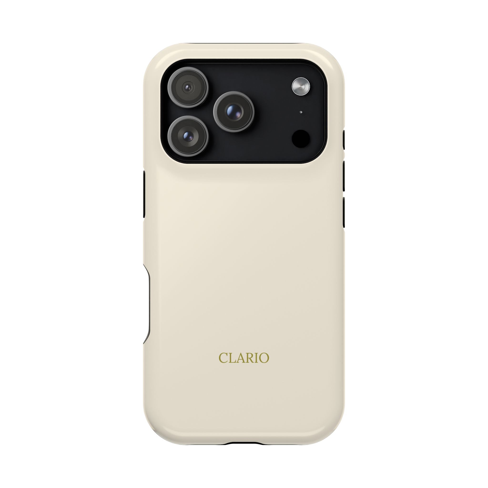 The Classic Clario Phone Case | Cream