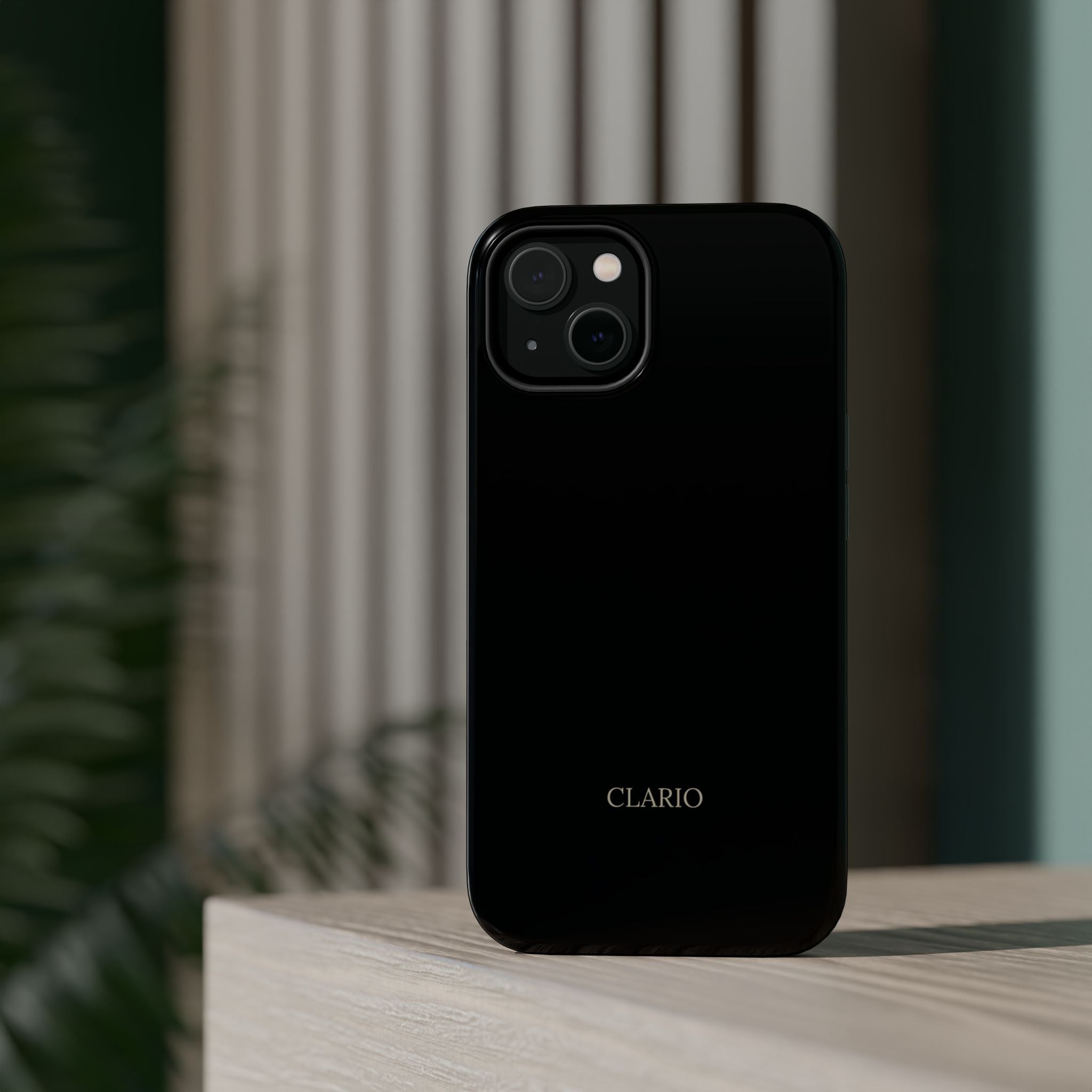 The Classic Clario Phone Case | Black
