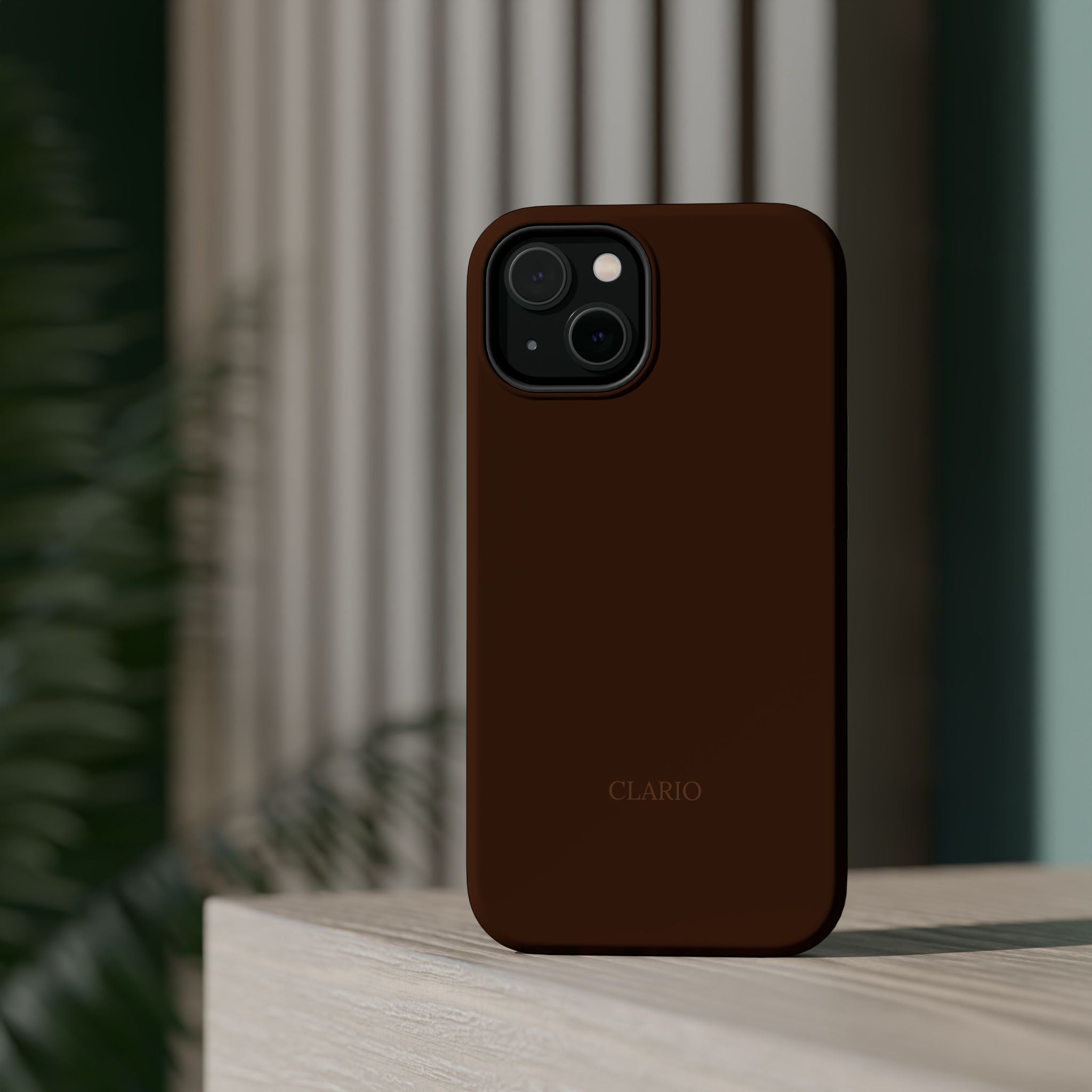 The Classic Clario Phone Case | Chocolate