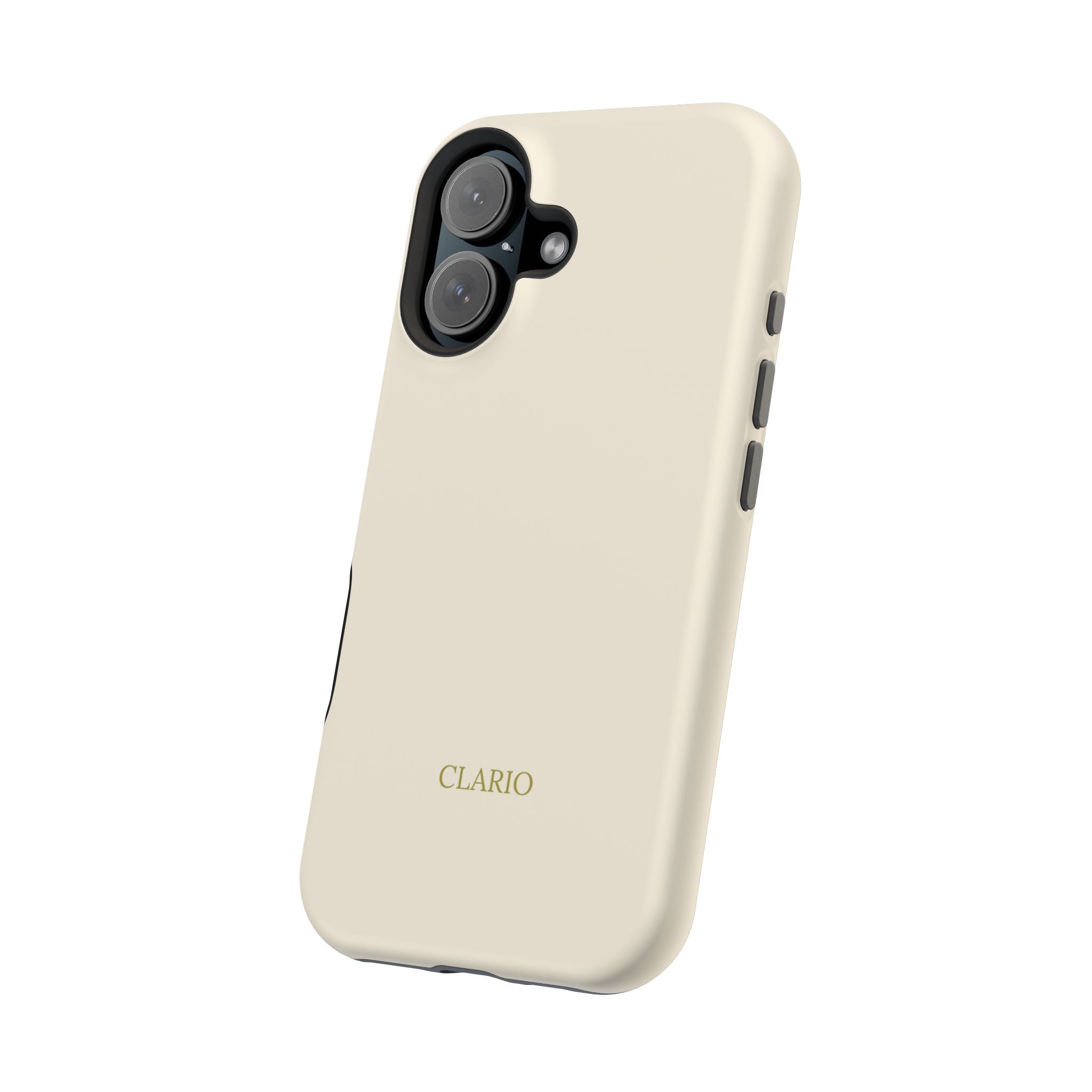 The Classic Clario Phone Case | Cream