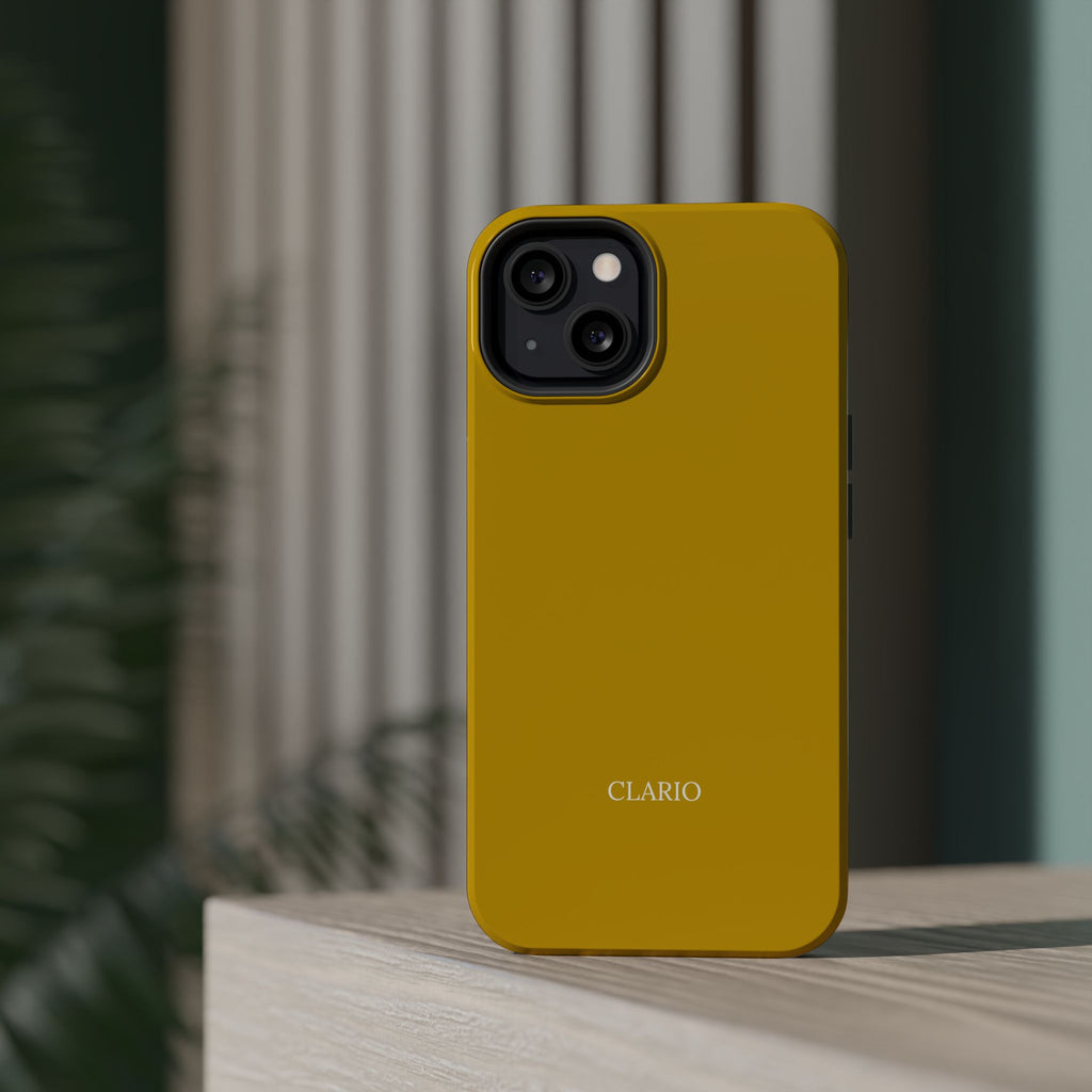 The Classic Clario Phone Case | Mustard