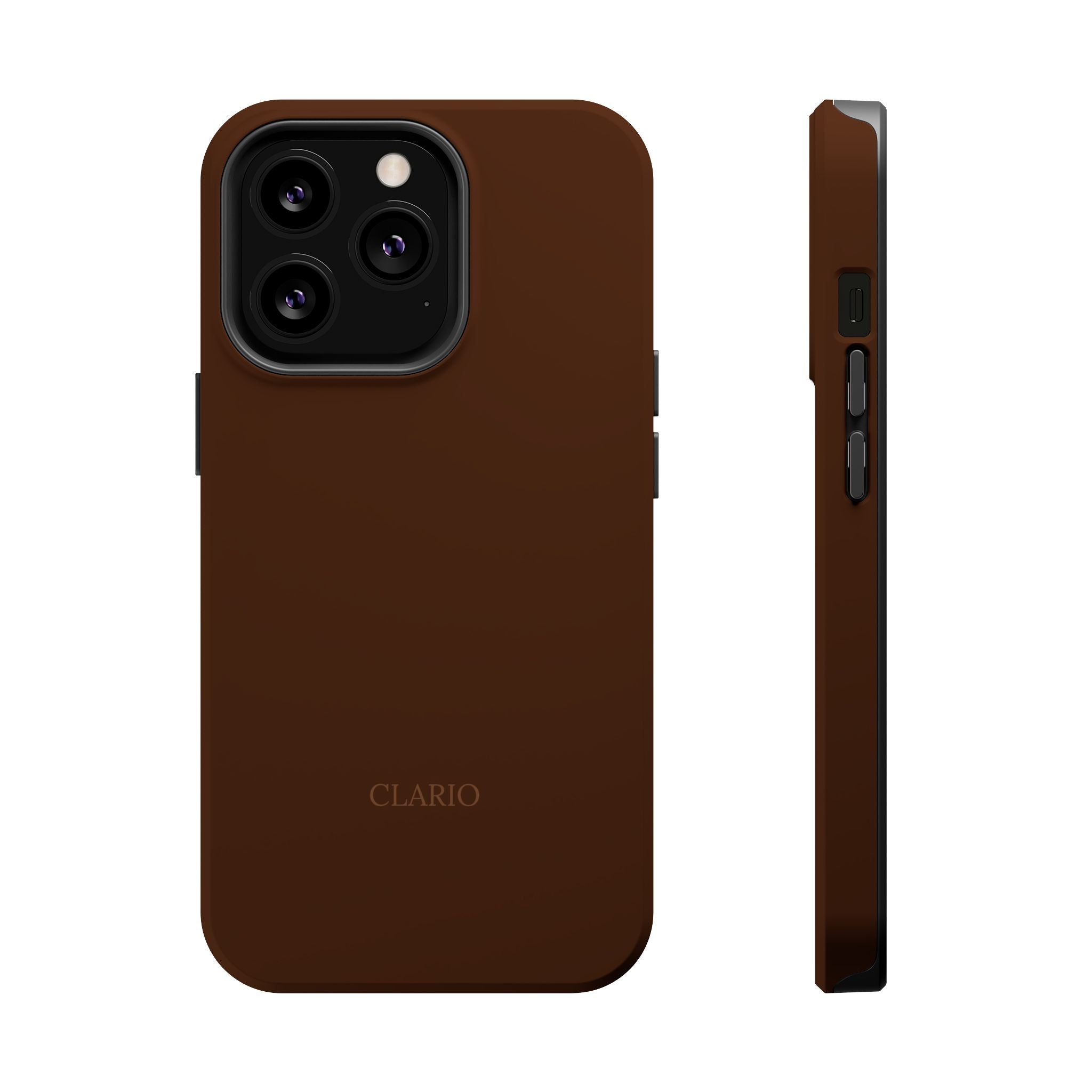 The Classic Clario Phone Case | Chocolate