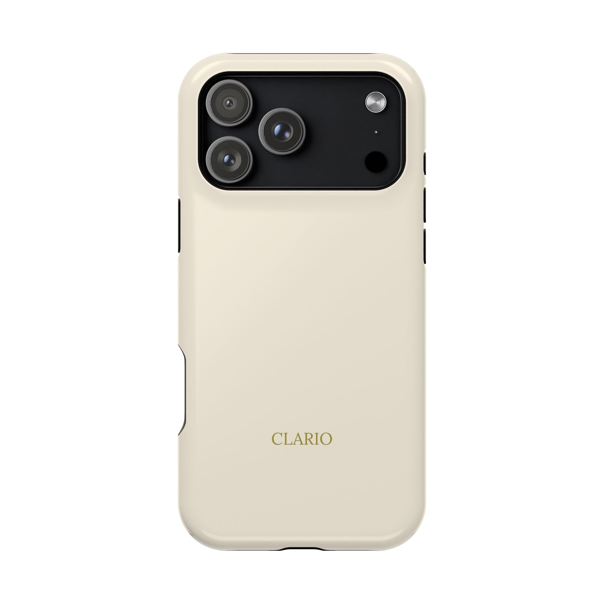 The Classic Clario Phone Case | Cream