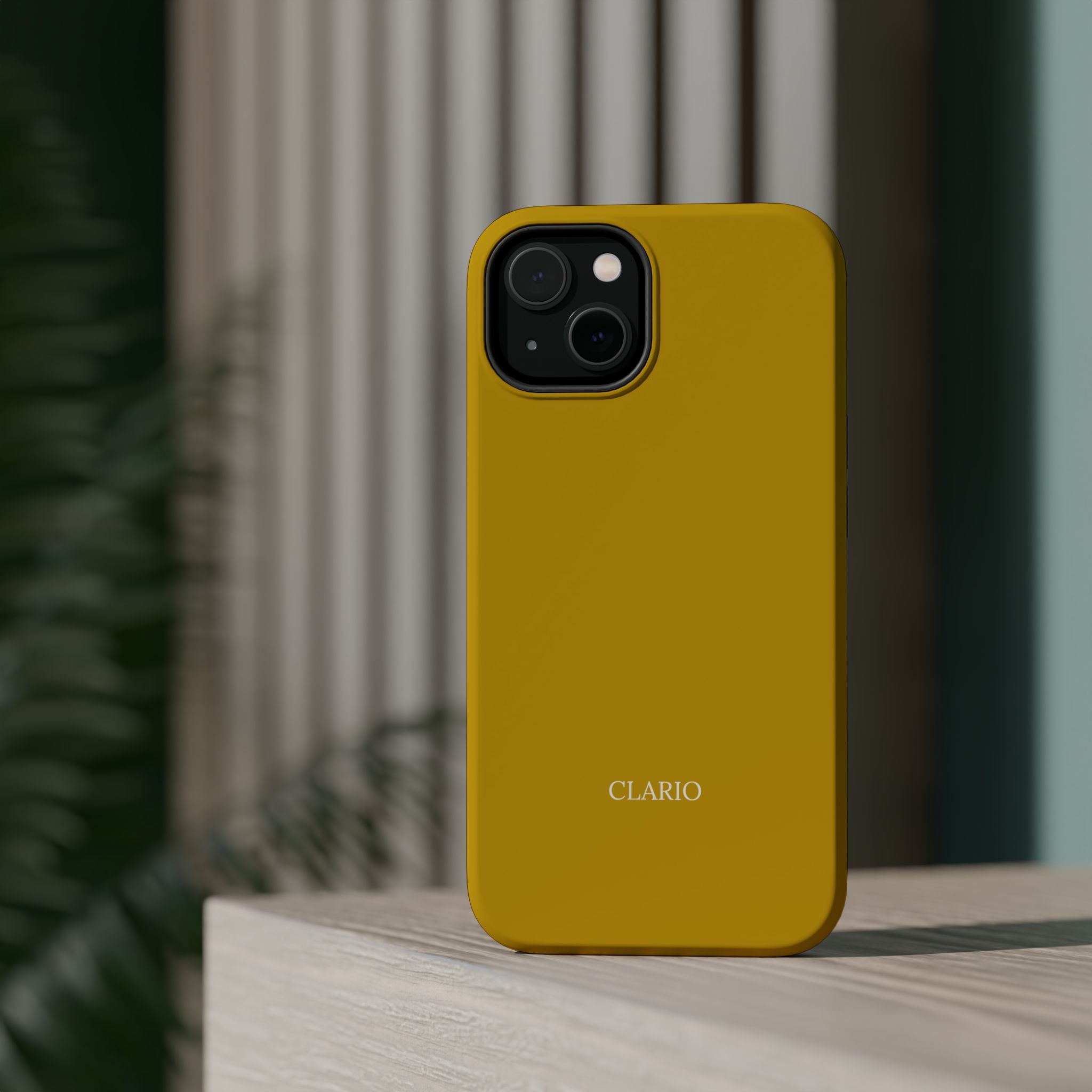 The Classic Clario Phone Case | Mustard