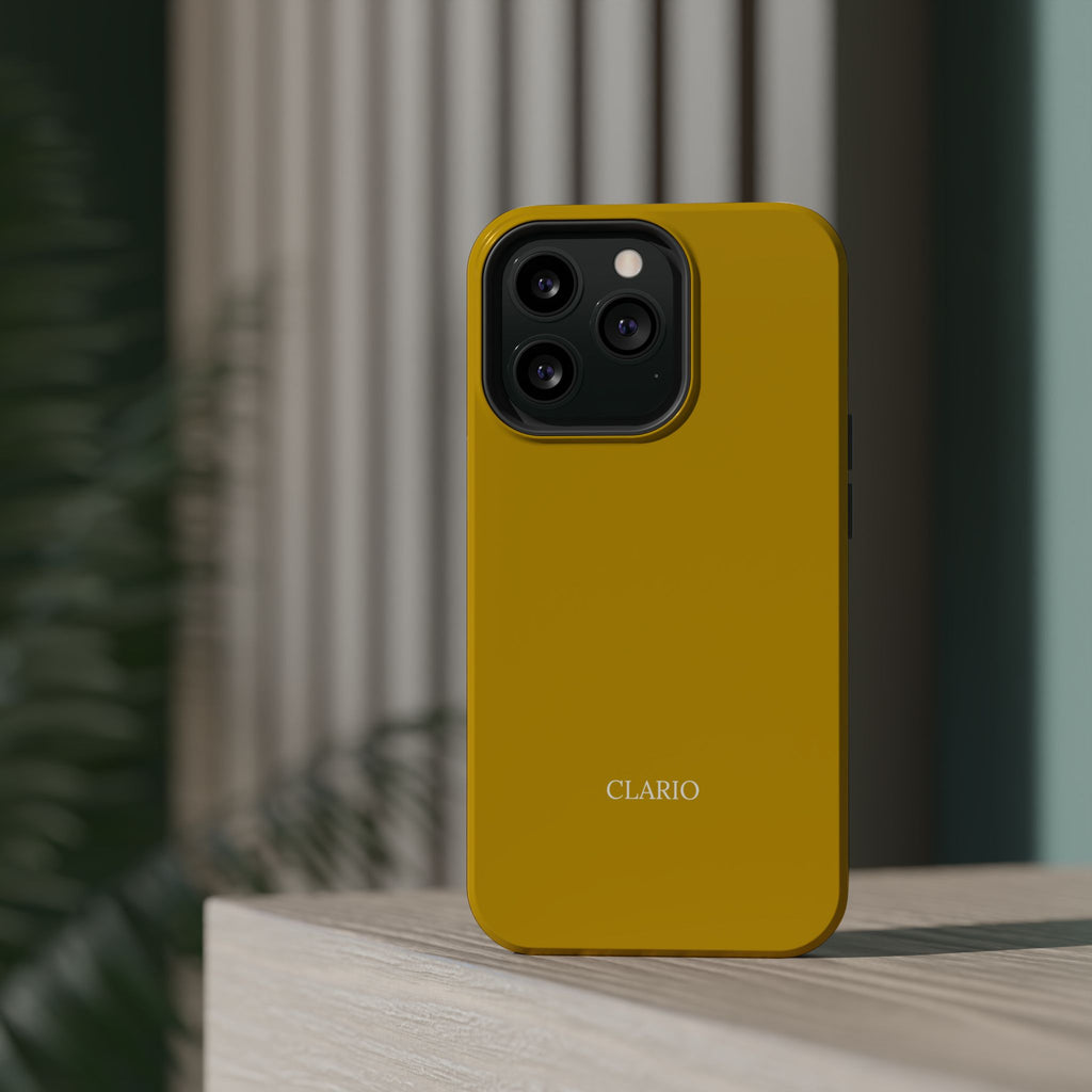 The Classic Clario Phone Case | Mustard