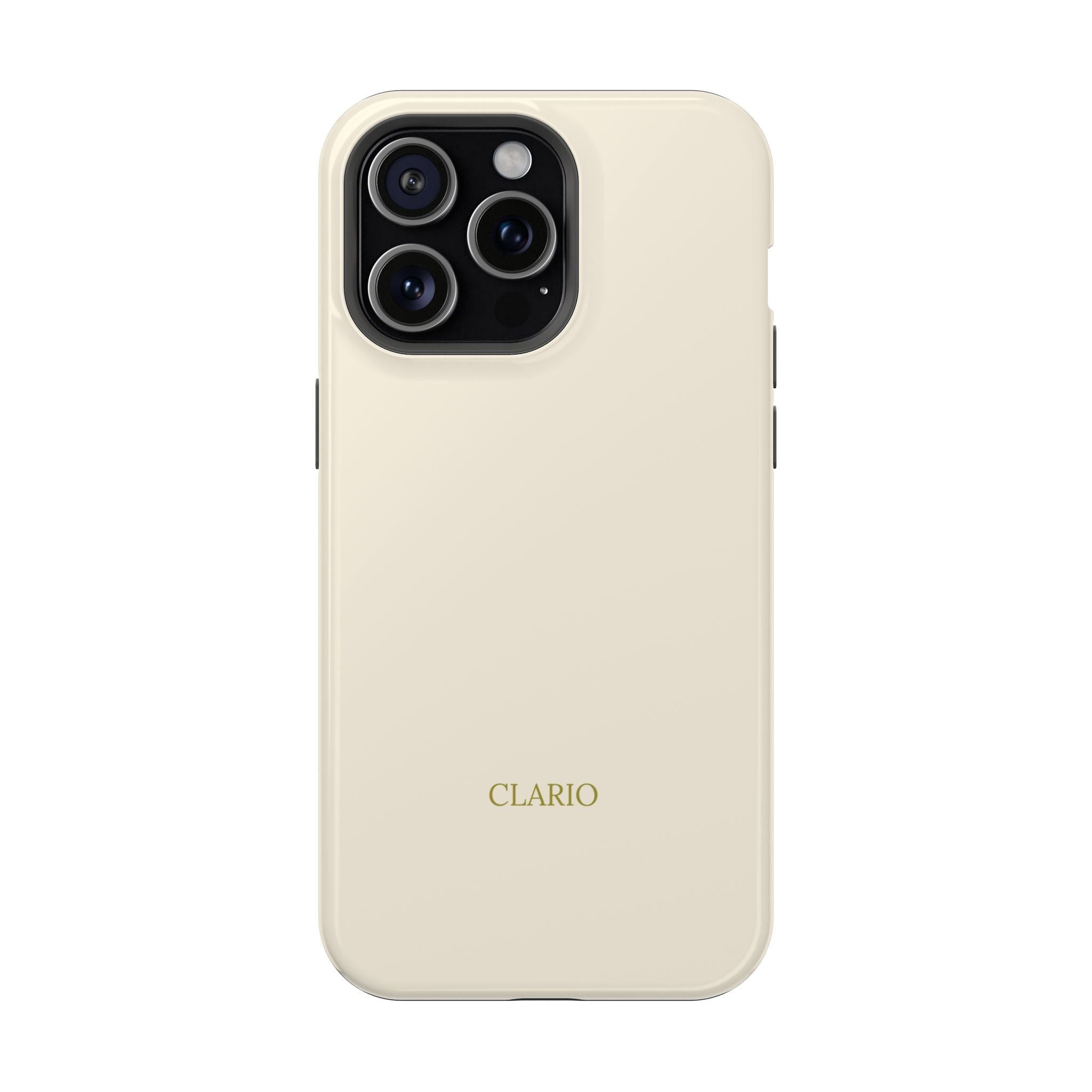 The Classic Clario Phone Case | Cream
