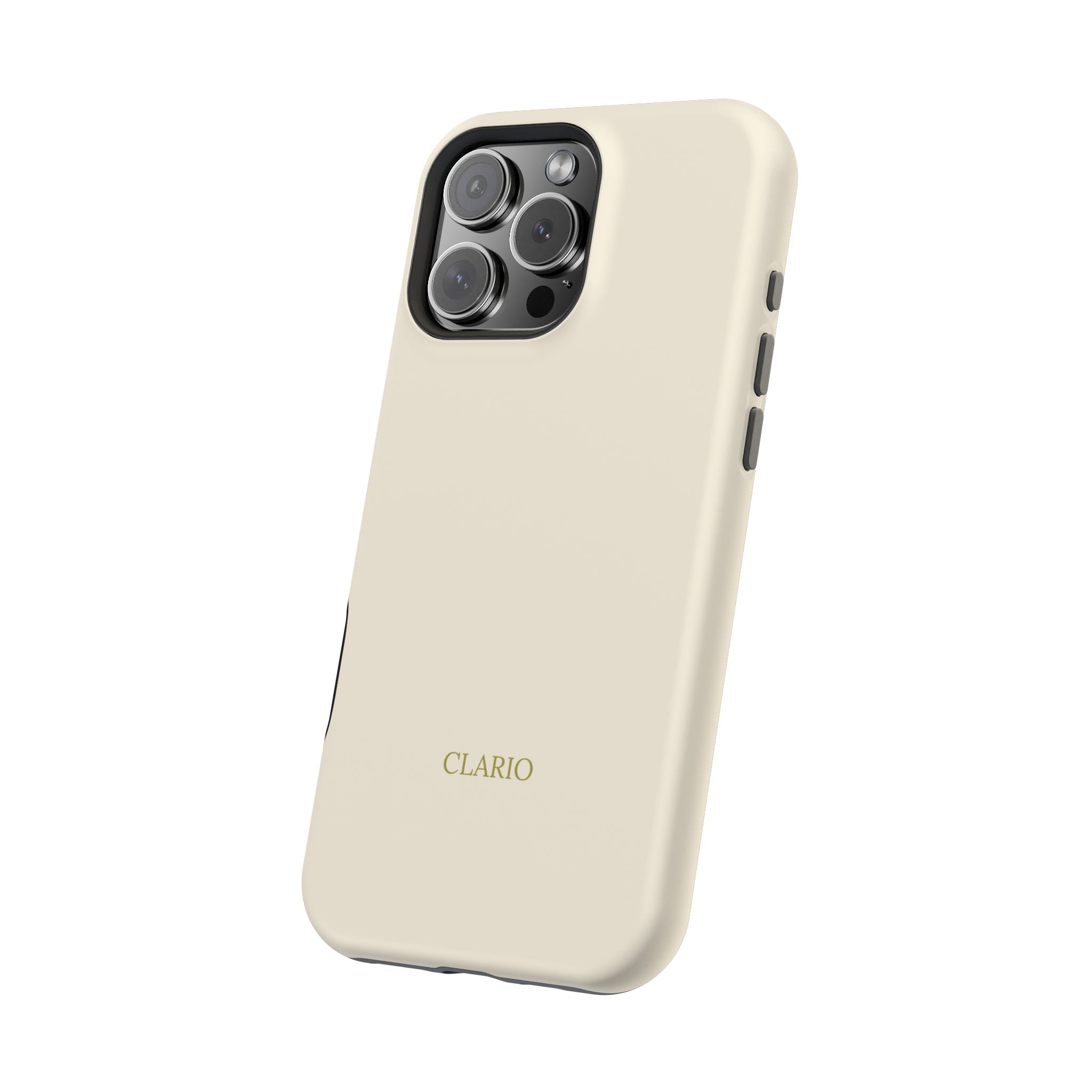 The Classic Clario Phone Case | Cream