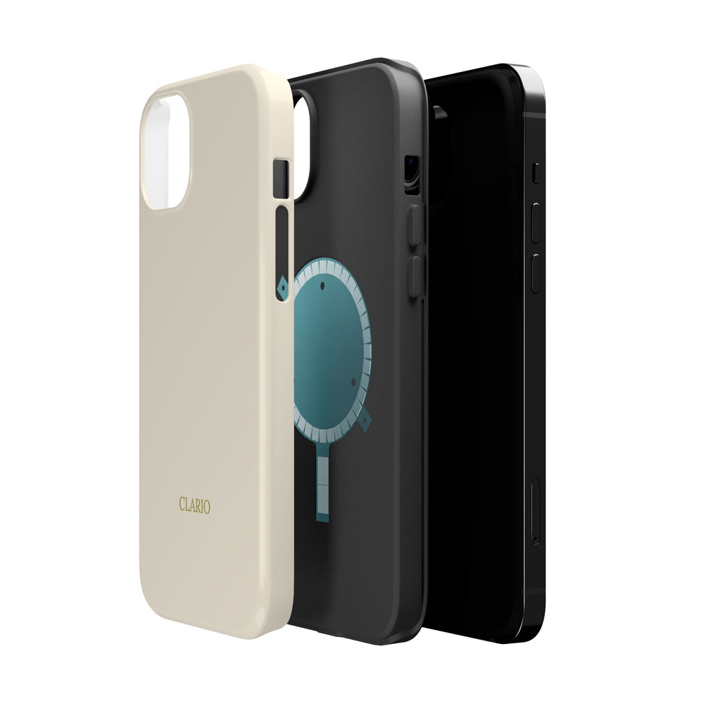 The Classic Clario Phone Case | Cream