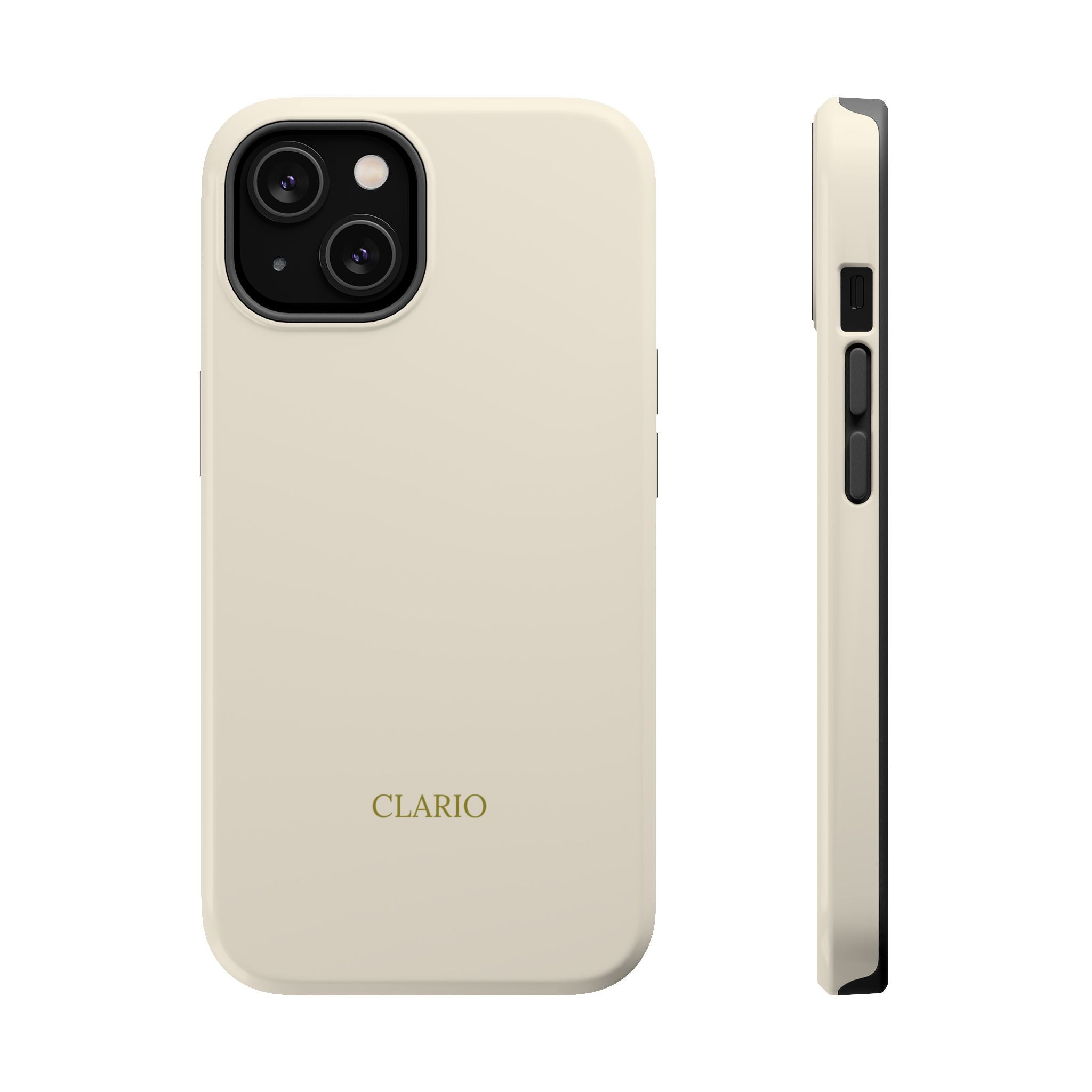 The Classic Clario Phone Case | Cream