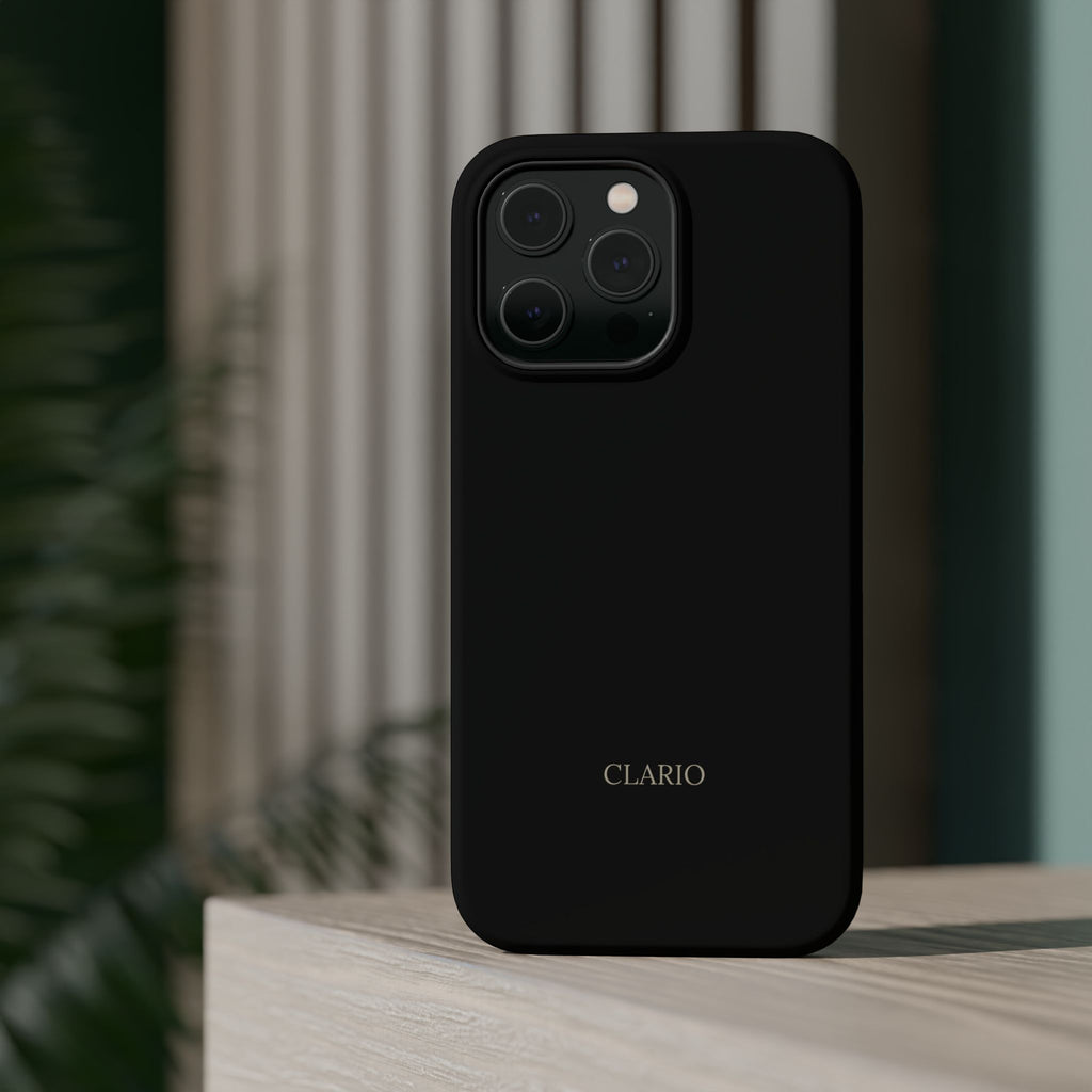 The Classic Clario Phone Case | Black