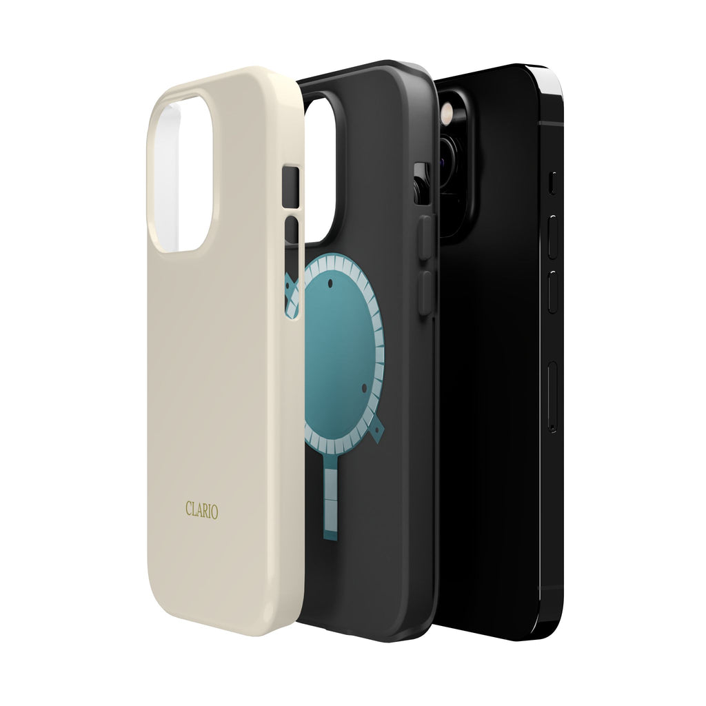 The Classic Clario Phone Case | Cream
