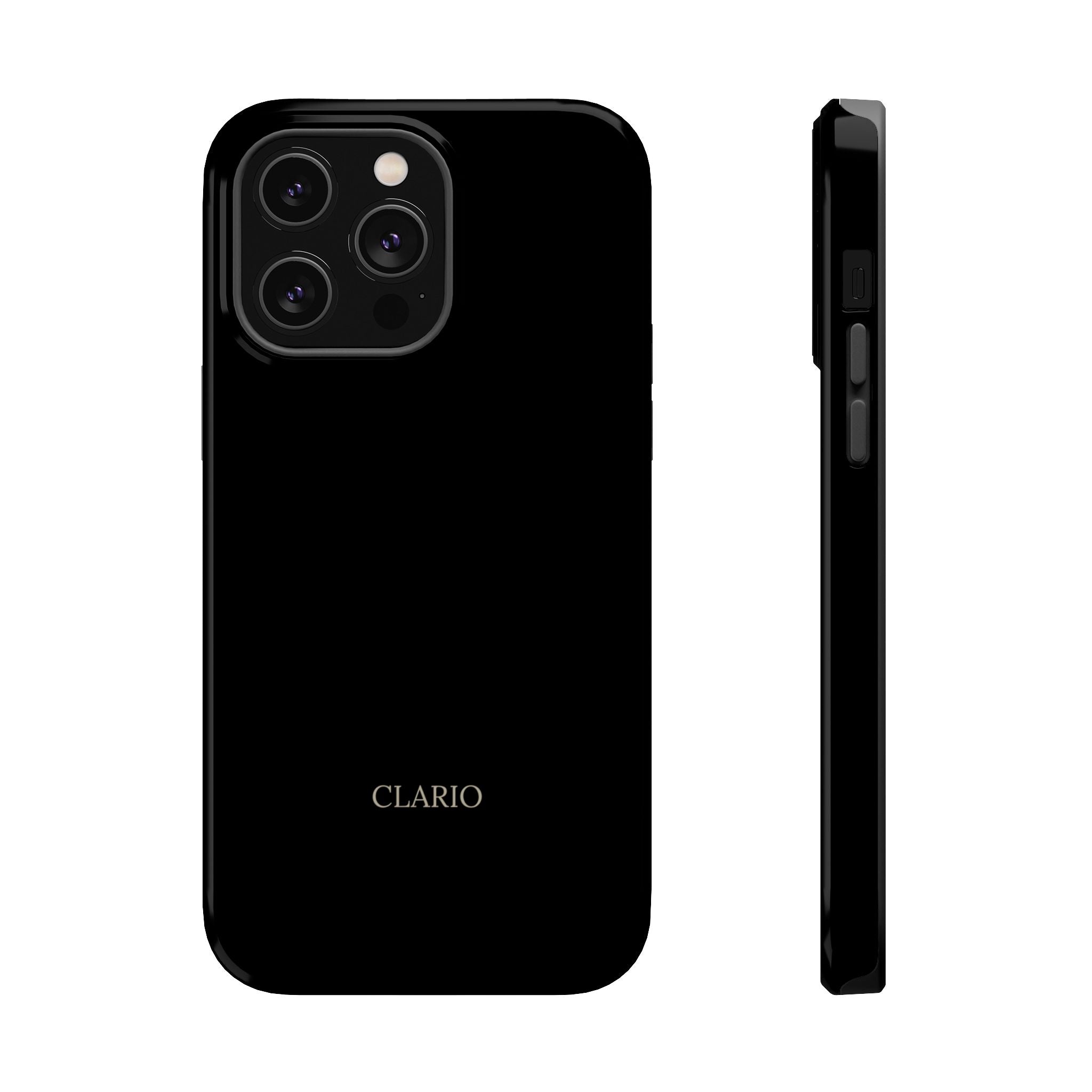 The Classic Clario Phone Case | Black