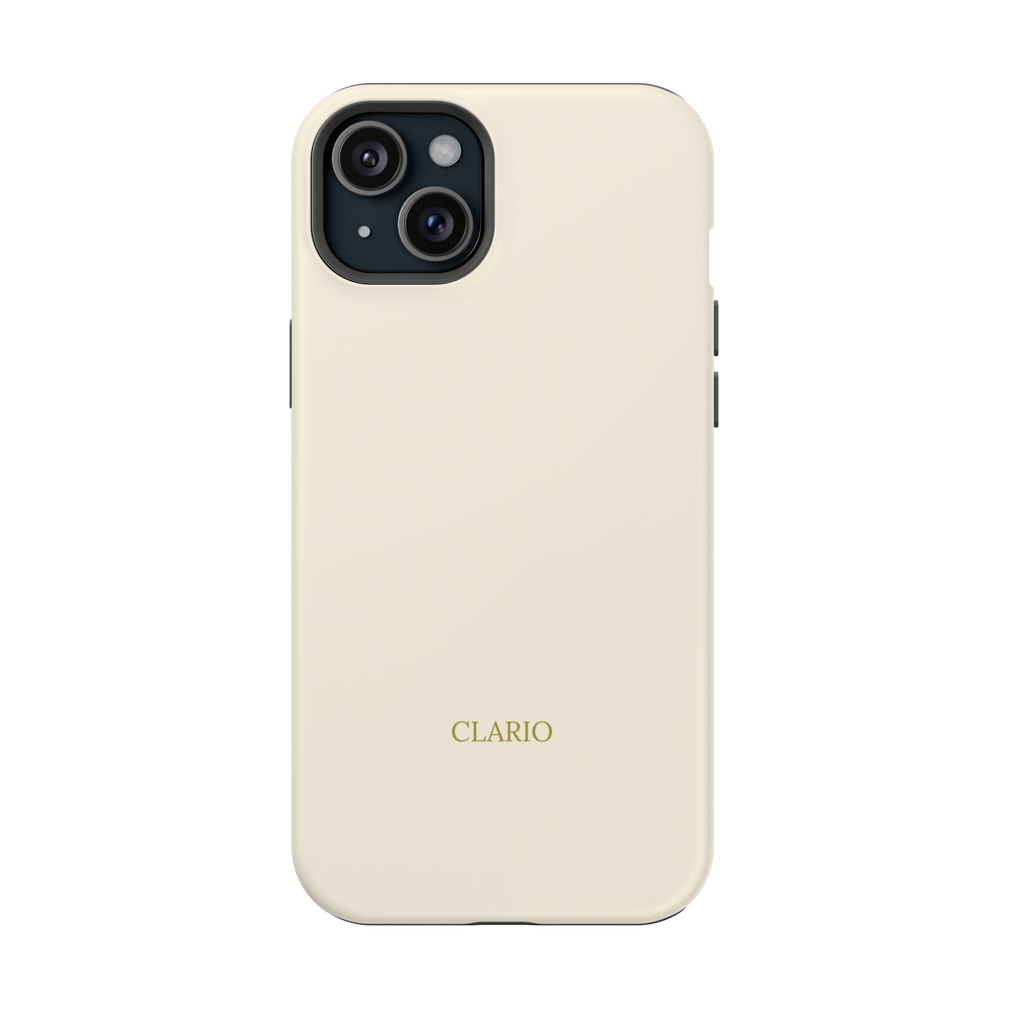 The Classic Clario Phone Case | Cream
