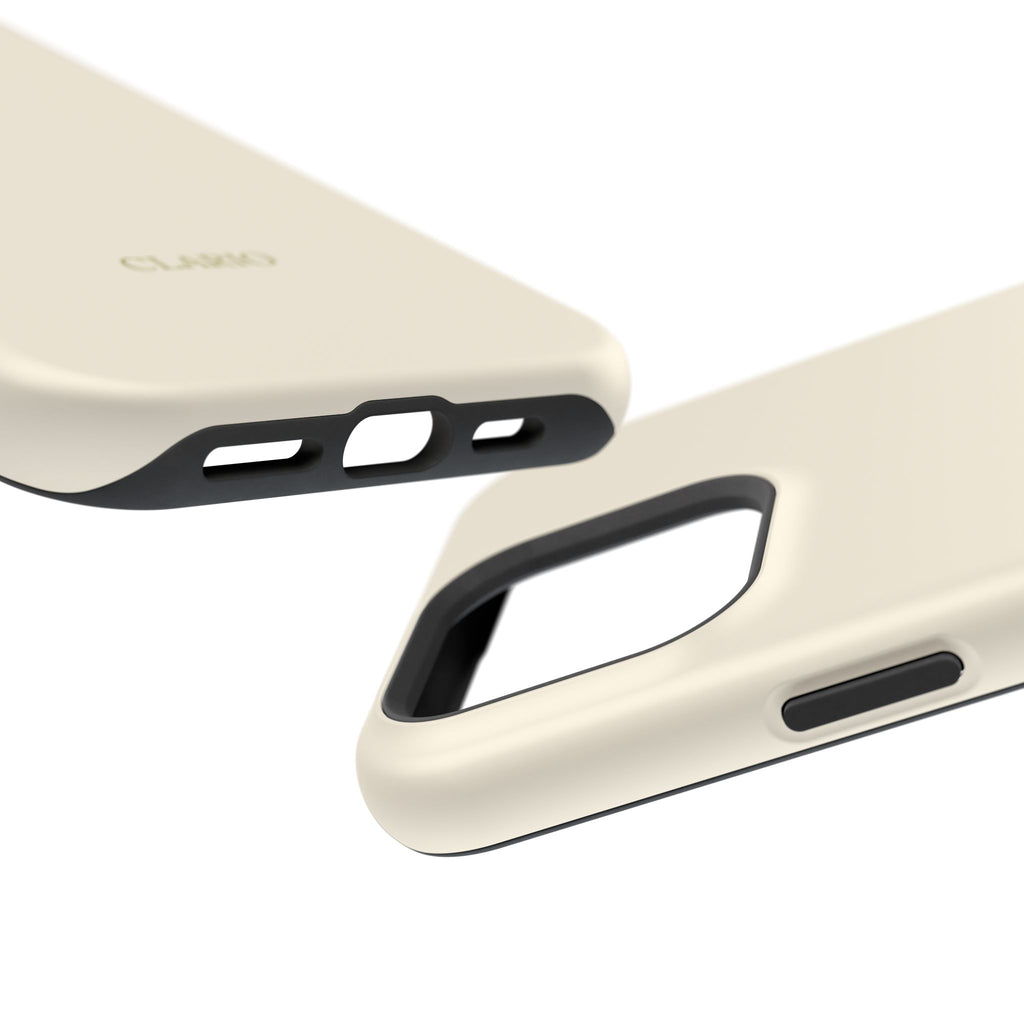 The Classic Clario Phone Case | Cream