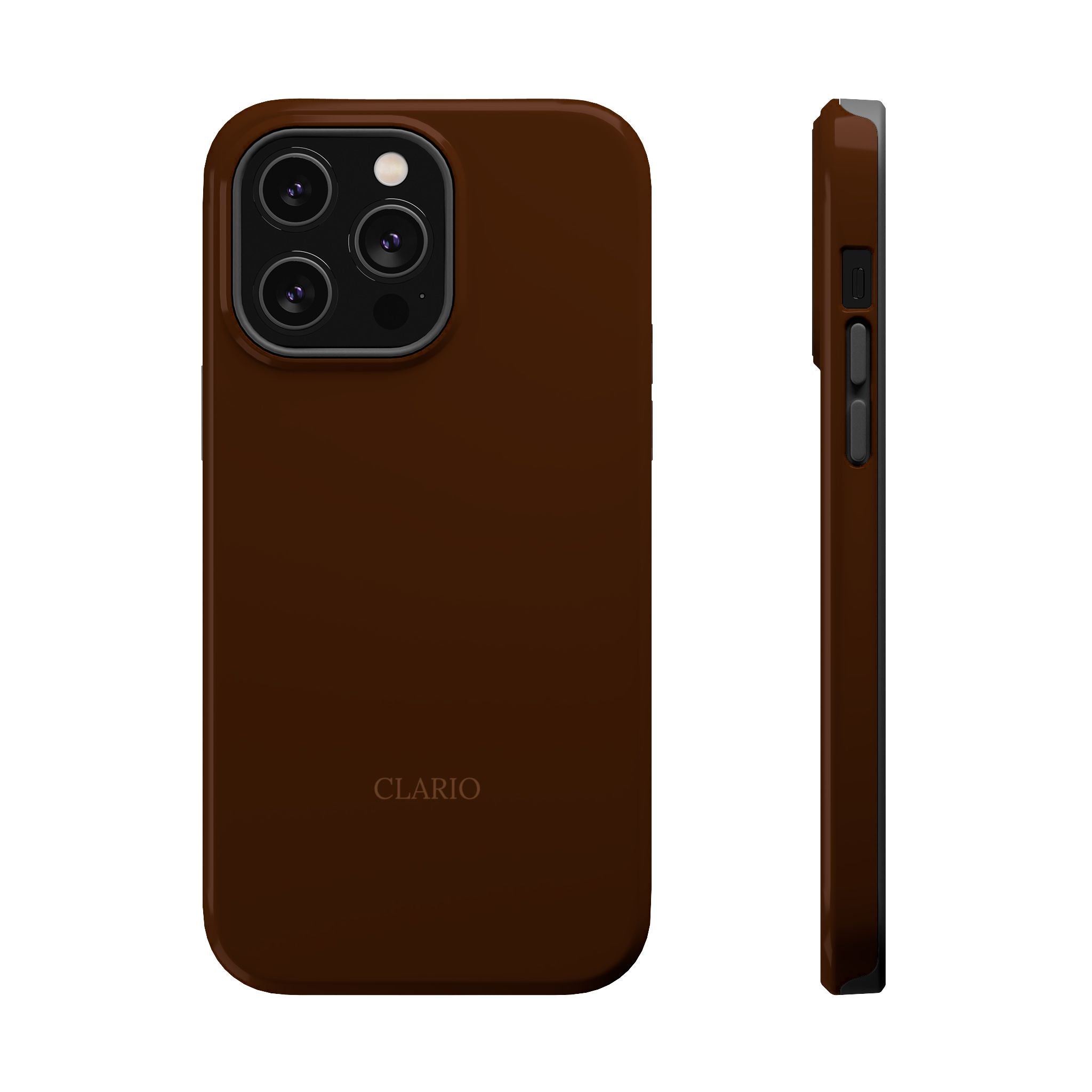The Classic Clario Phone Case | Chocolate