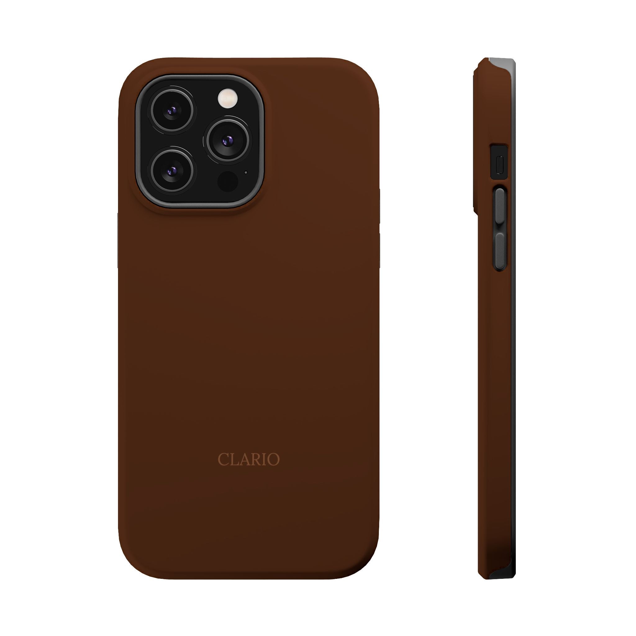 The Classic Clario Phone Case | Chocolate