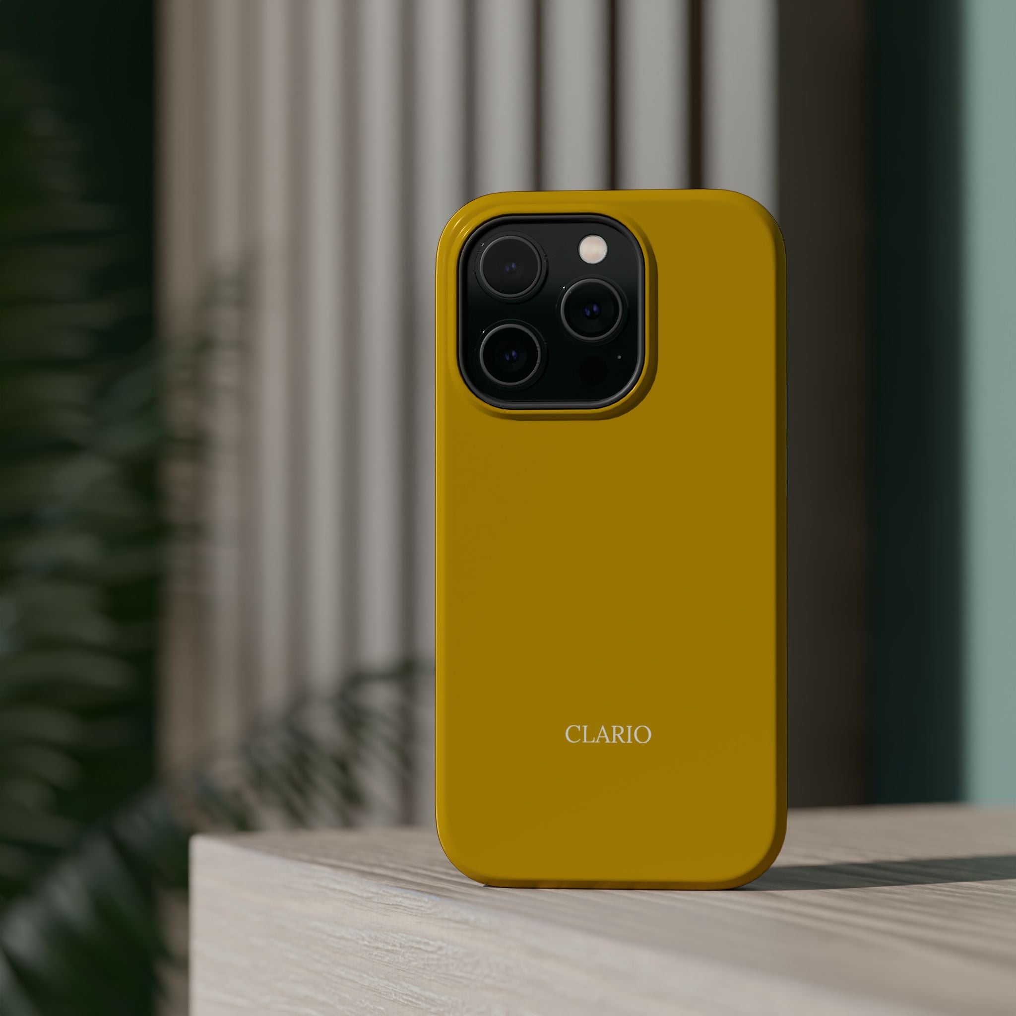 The Classic Clario Phone Case | Mustard
