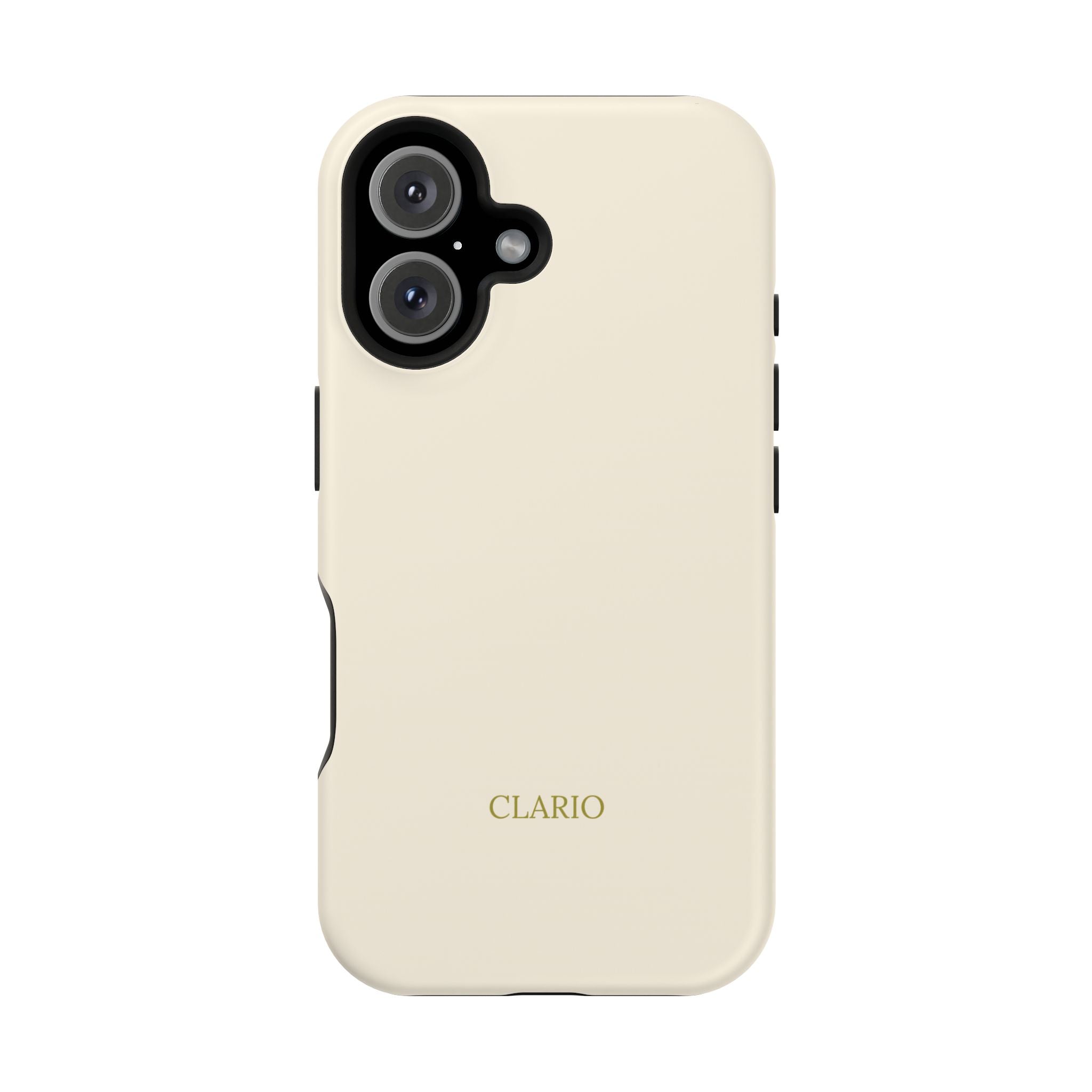 The Classic Clario Phone Case | Cream