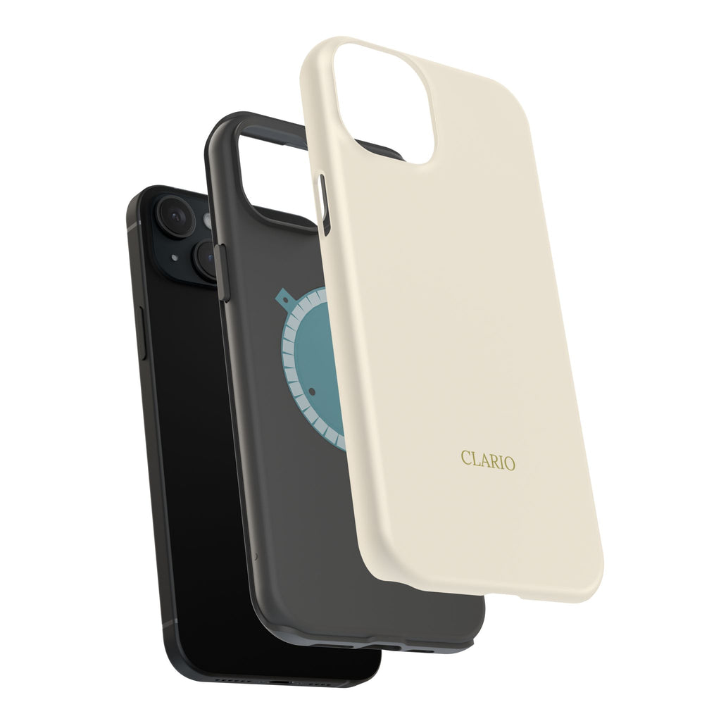 The Classic Clario Phone Case | Cream