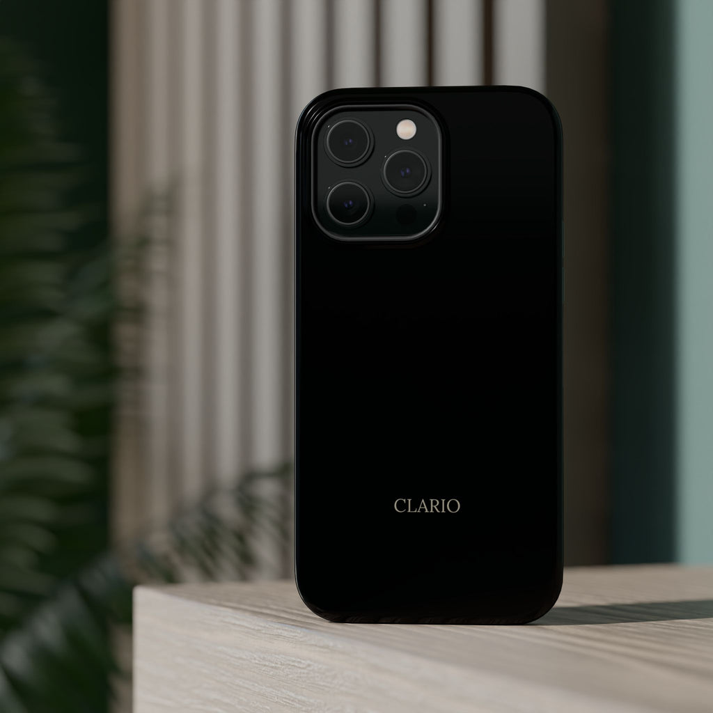 The Classic Clario Phone Case | Black