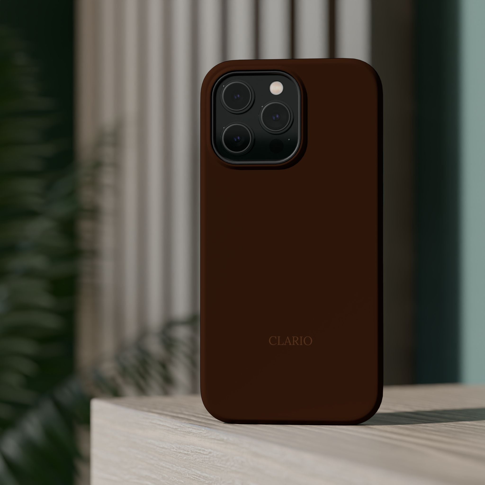The Classic Clario Phone Case | Chocolate