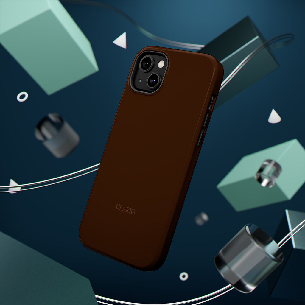 The Classic Clario Phone Case | Chocolate