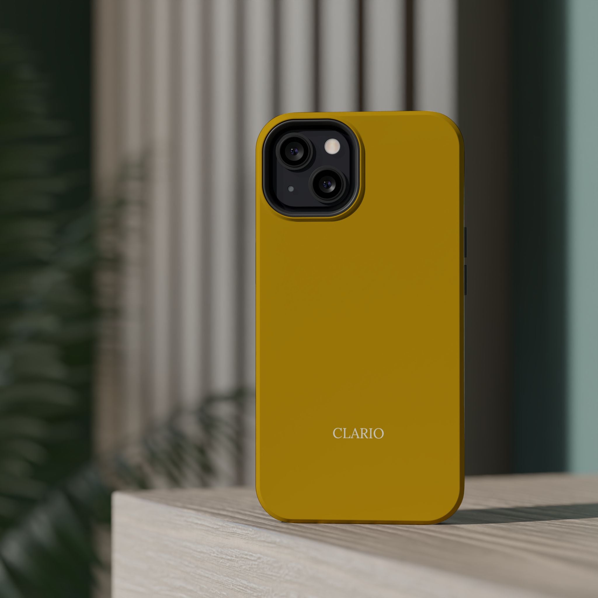 The Classic Clario Phone Case | Mustard
