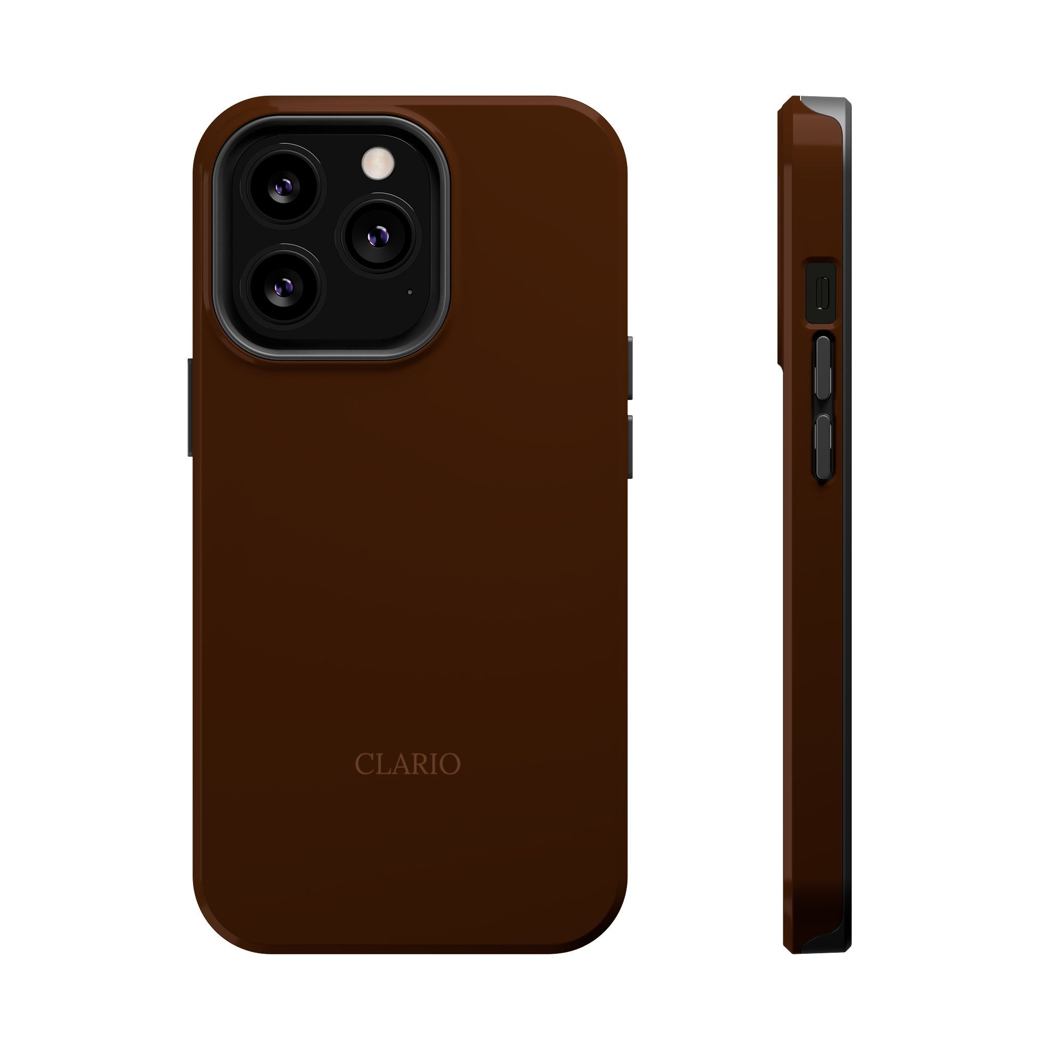 The Classic Clario Phone Case | Chocolate