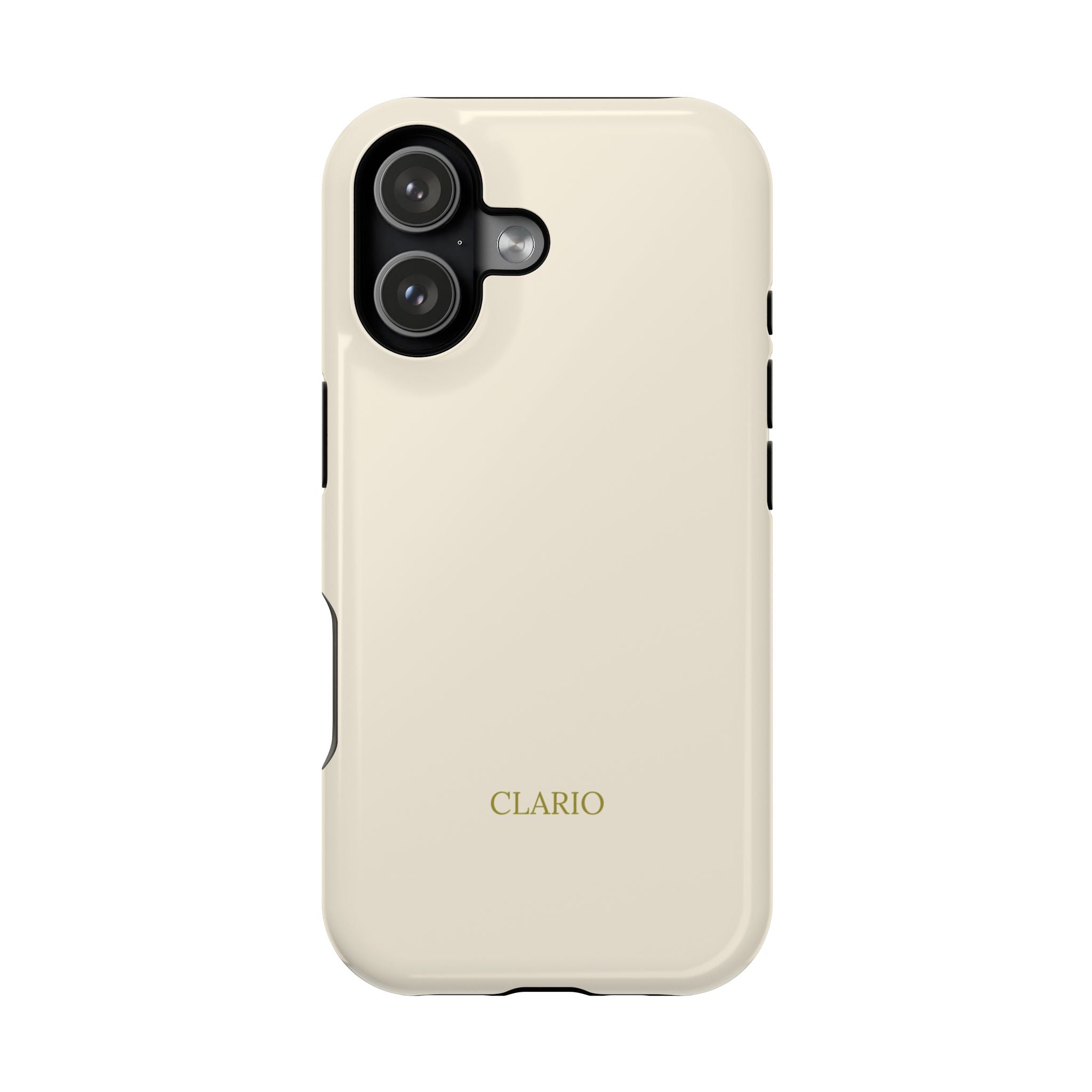 The Classic Clario Phone Case | Cream