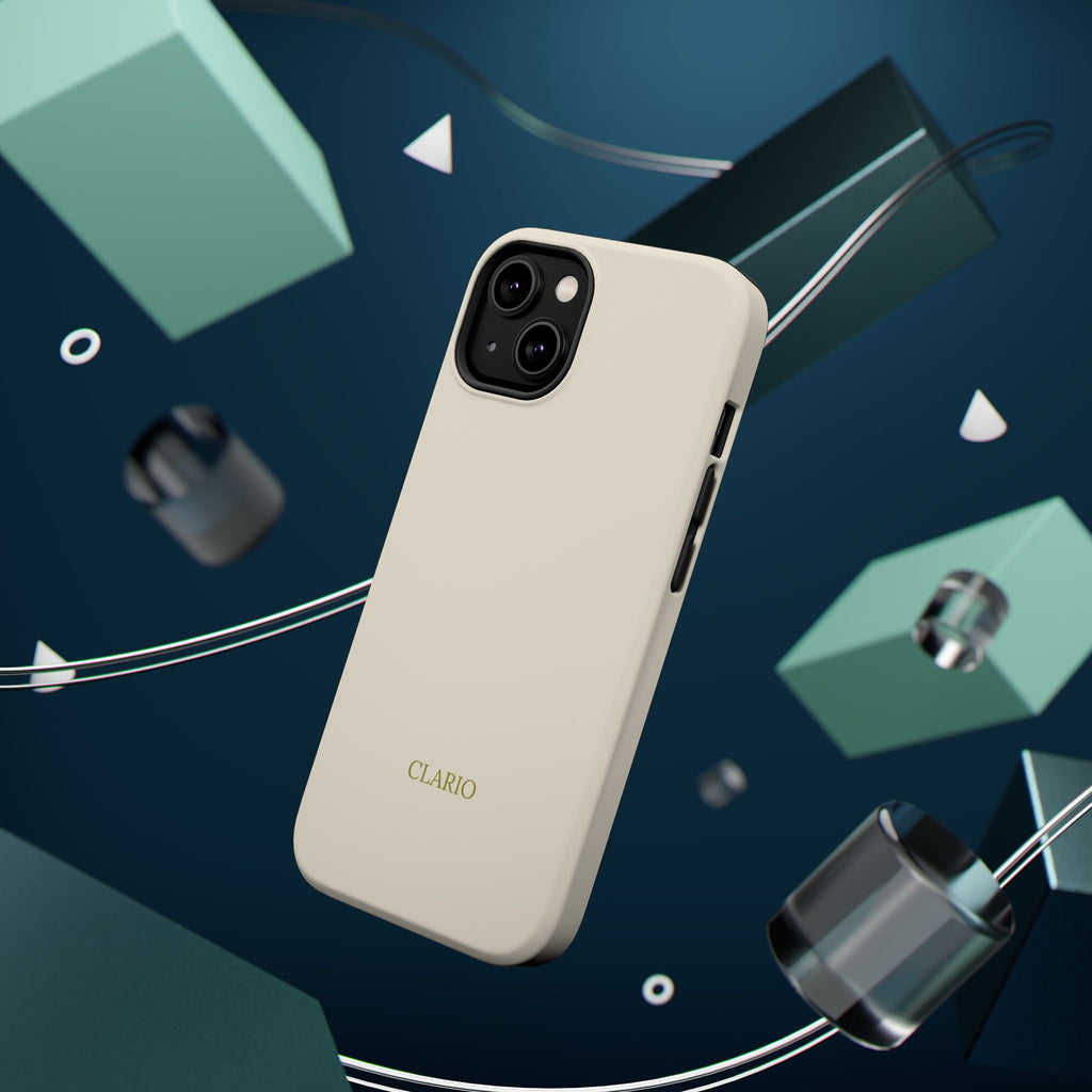 The Classic Clario Phone Case | Cream